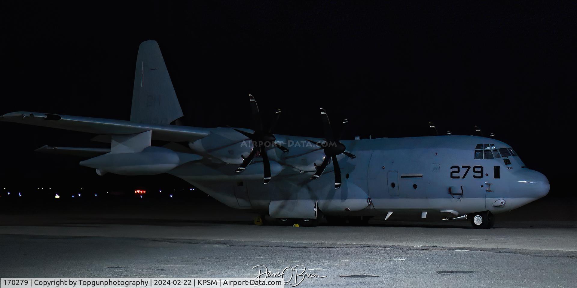 170279, Lockheed KC-130J C/N 382-59, OTIS81 RON before continuing on overseas