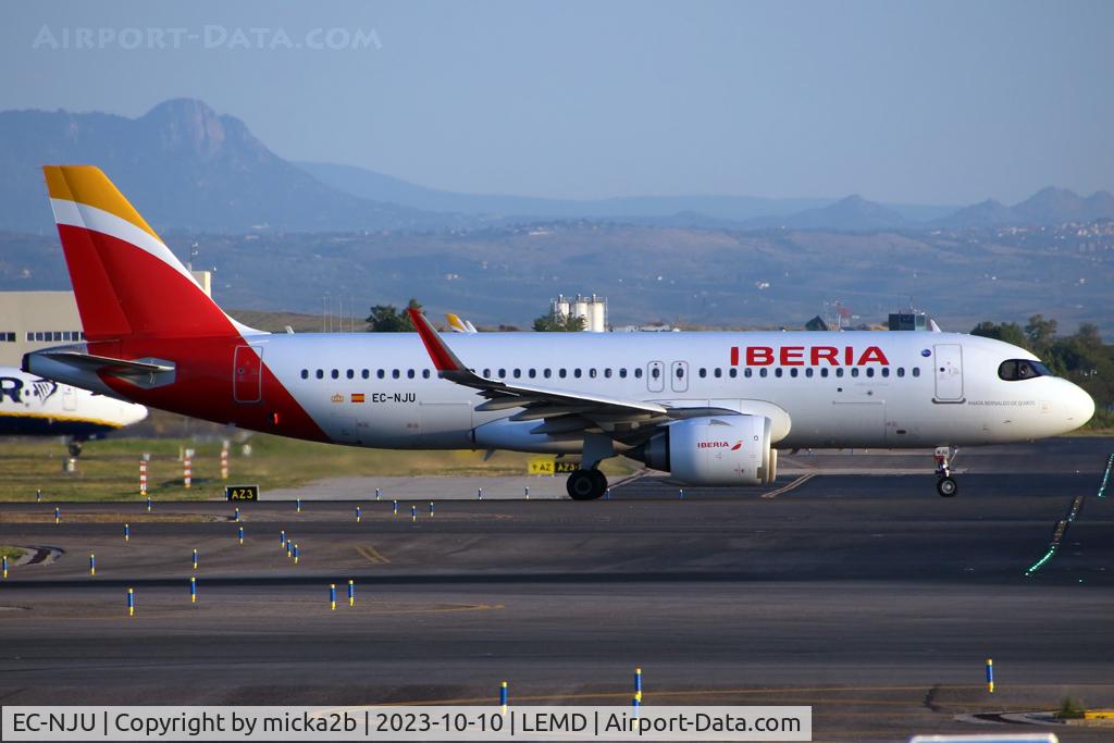EC-NJU, 2020 Airbus A320-251N C/N 10065, Taxiing
