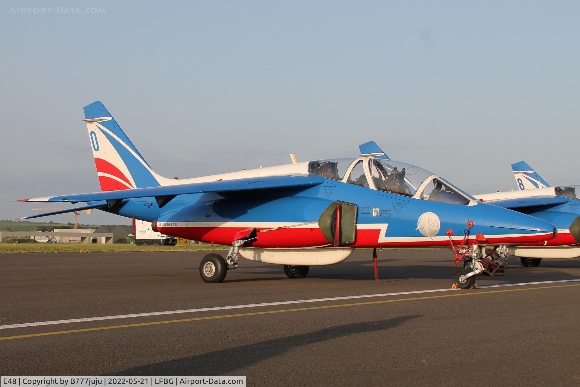 E48, Dassault-Dornier Alpha Jet E C/N E48, during Cognac airshow 2022