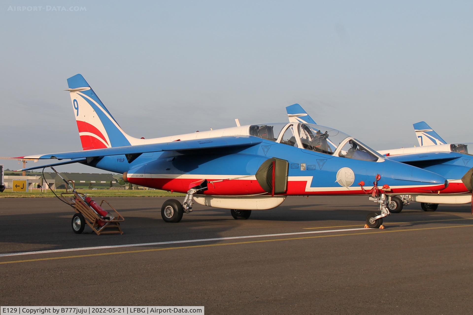E129, Dassault-Dornier Alpha Jet E C/N E129, during Cognac airshow 2022