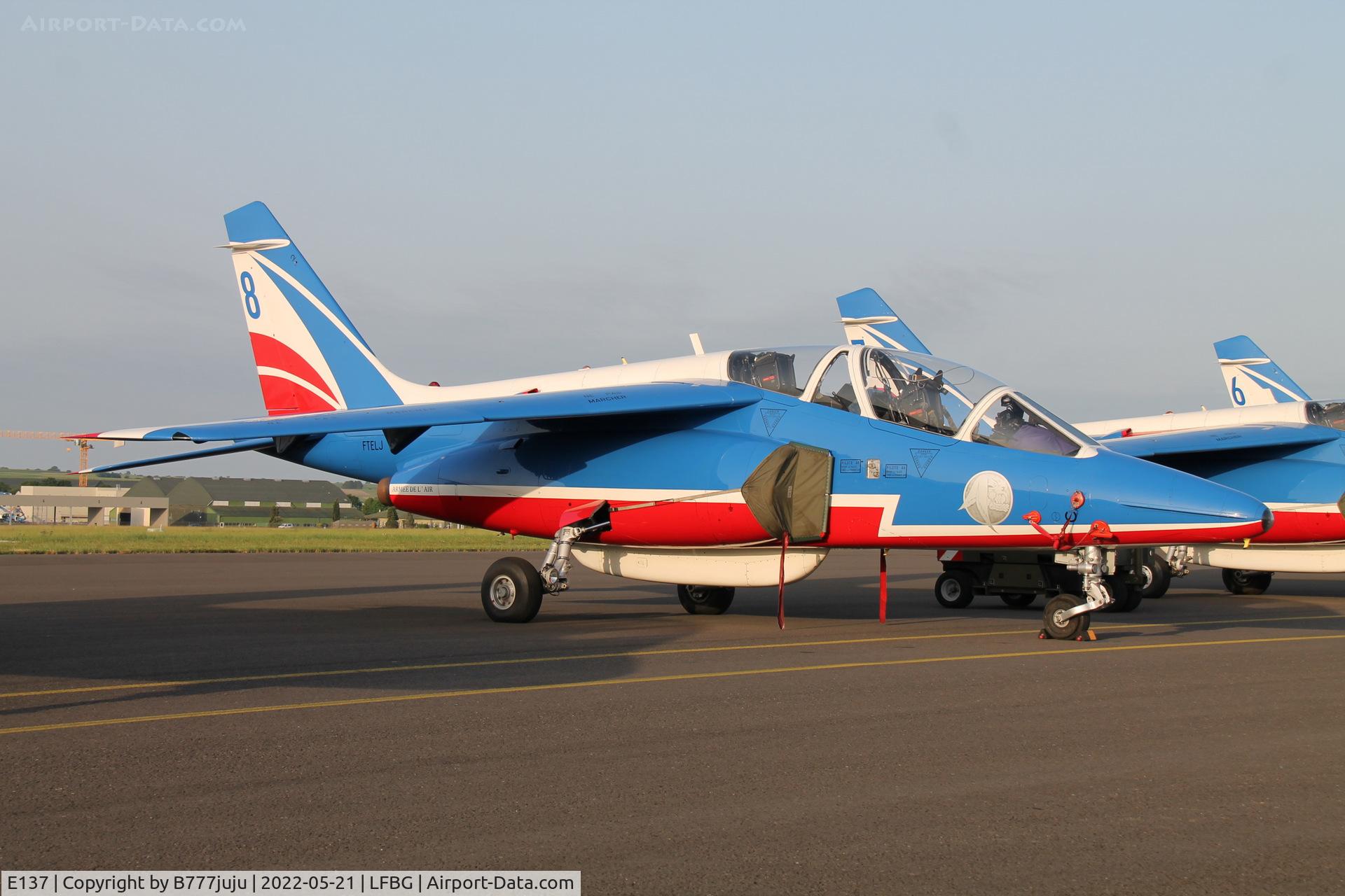 E137, Dassault-Dornier Alpha Jet E C/N E137, during Cognac airshow 2022