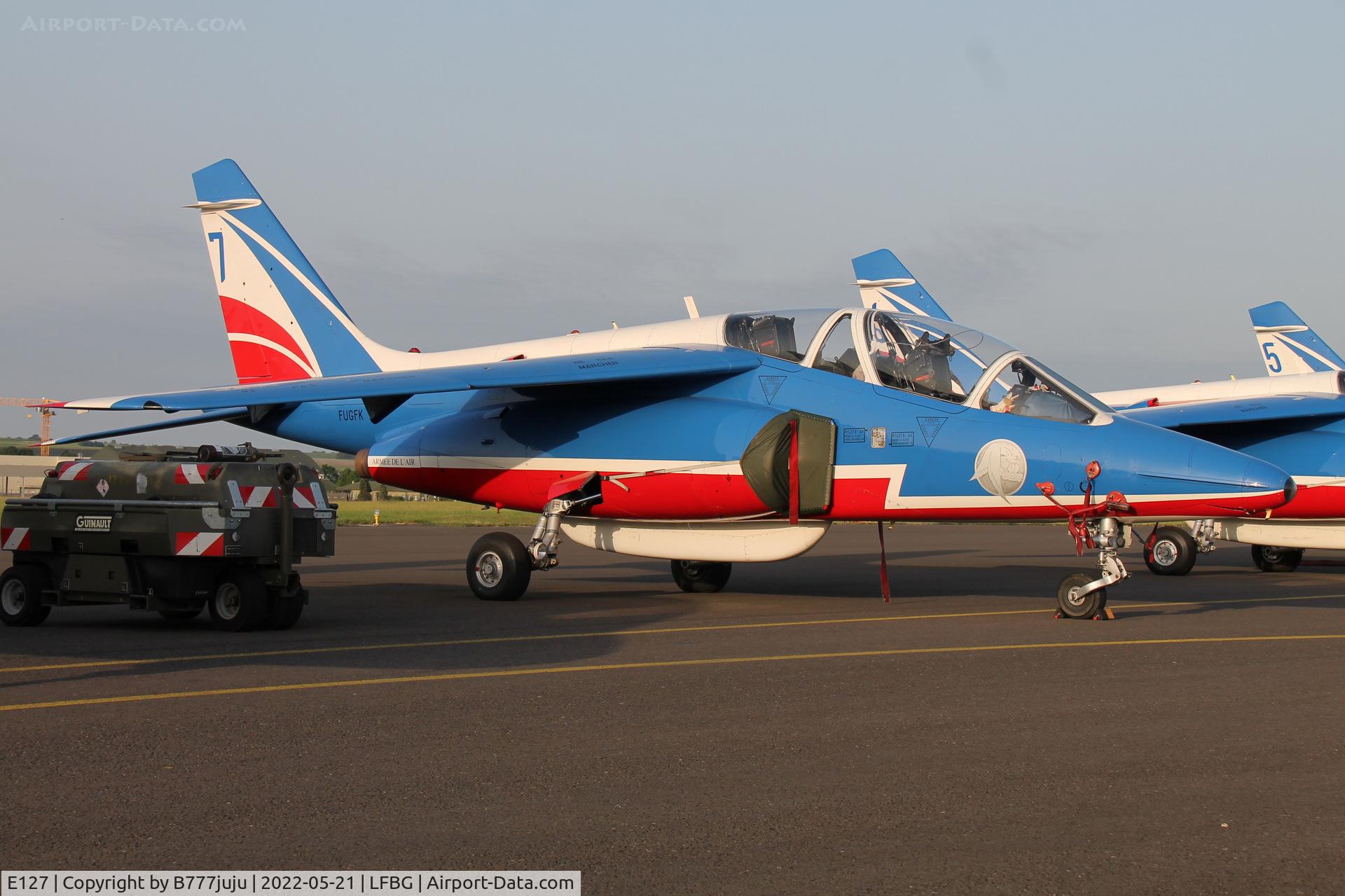 E127, 1983 Dassault-Dornier Alpha Jet E C/N E127, during Cognac airshow 2022
