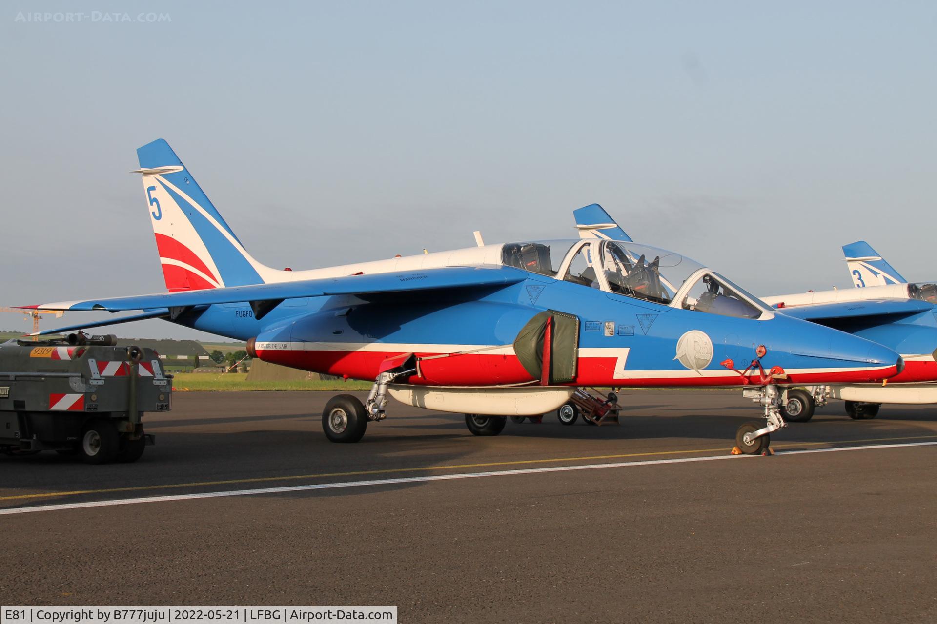 E81, Dassault-Dornier Alpha Jet E C/N E81, during Cognac airshow 2022