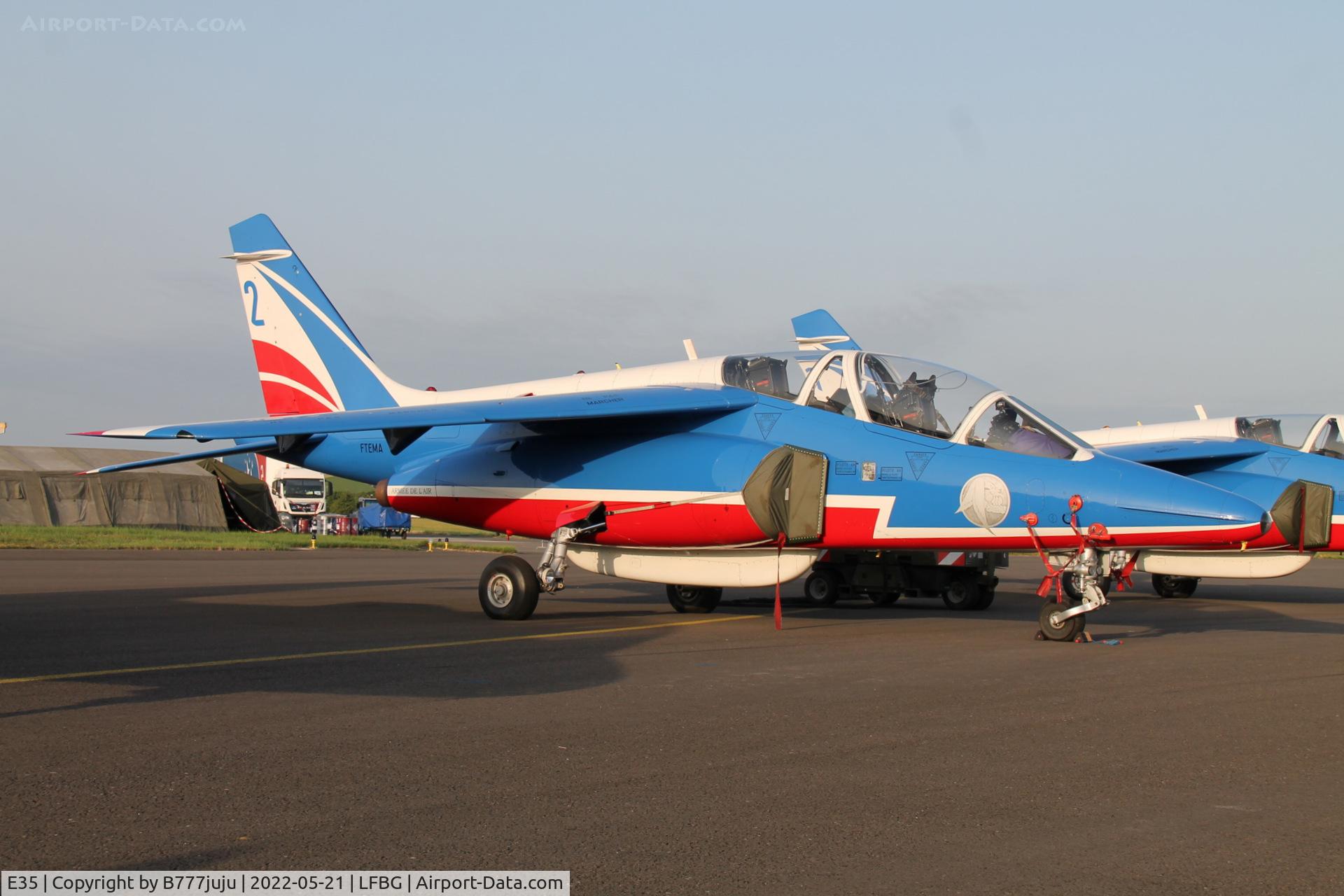 E35, Dassault-Dornier Alpha Jet E C/N E35, during Cognac airshow 2022