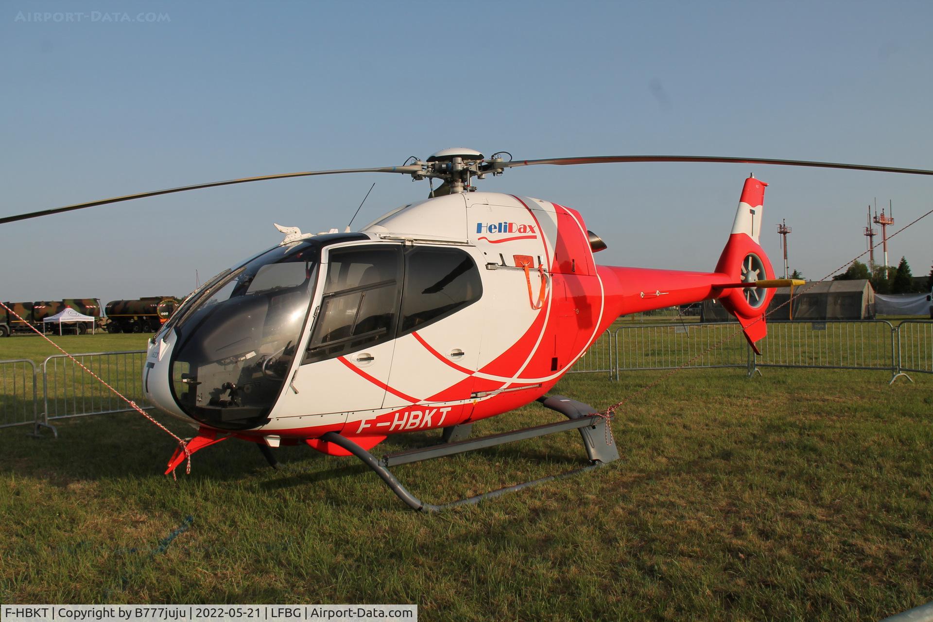 F-HBKT, 2009 Eurocopter EC-120B Colibri C/N 1623, during Cognac airshow 2022