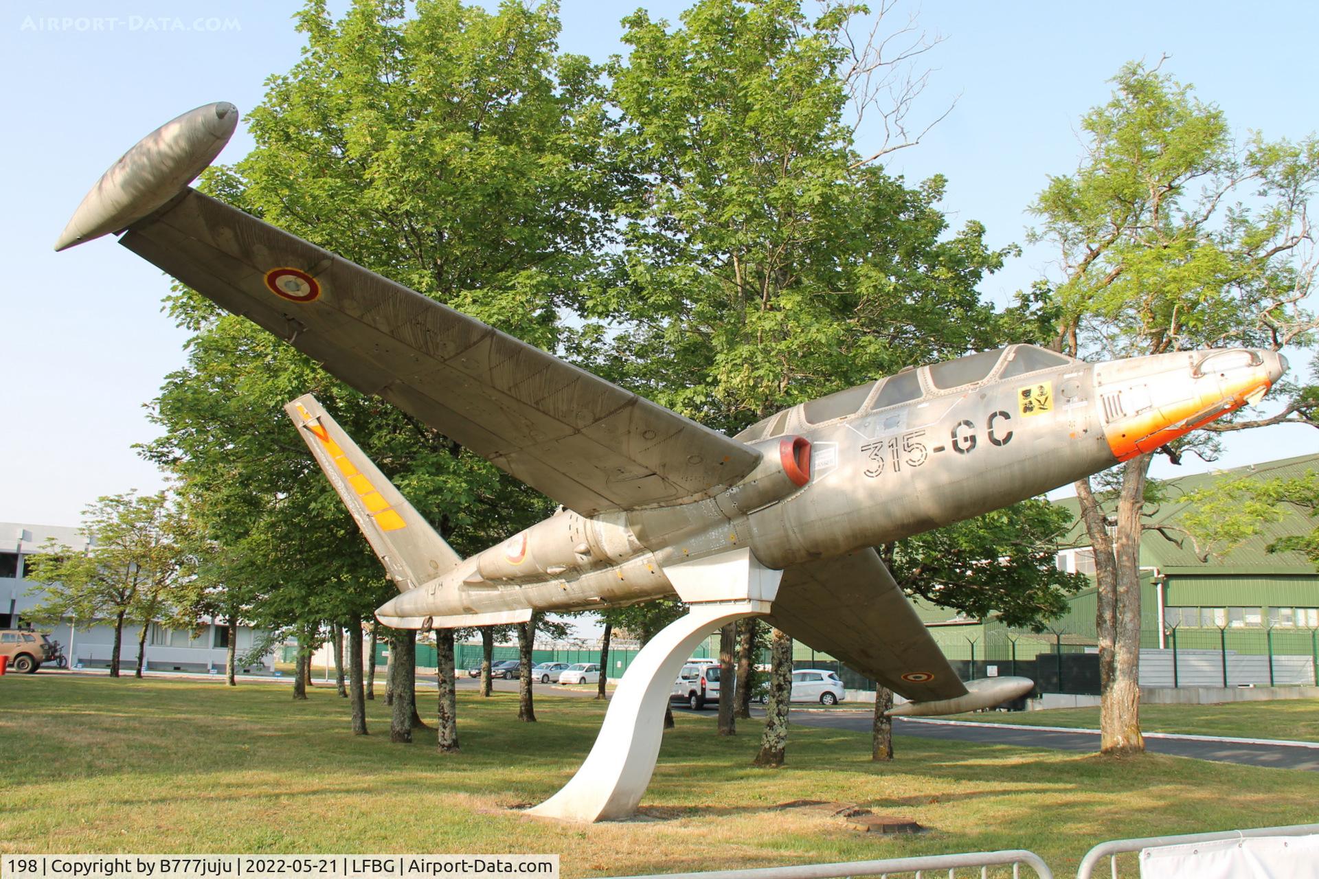 198, Fouga CM-170 Magister C/N 198, during Cognac airshow 2022