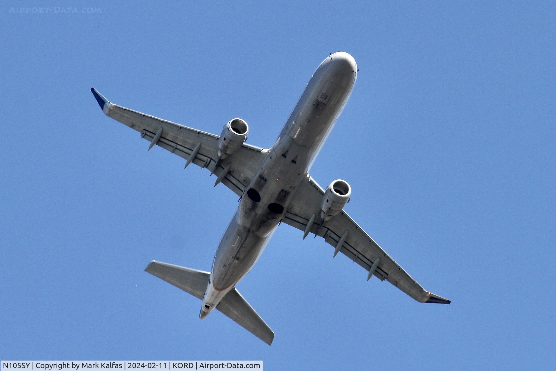 N105SY, 2014 Embraer 175LR (ERJ-170-200LR) C/N 17000395, E75L SkyWest/United Express EMBRAER S A ERJ 170-200 LR N105SY SKW5298 ORD-SGF