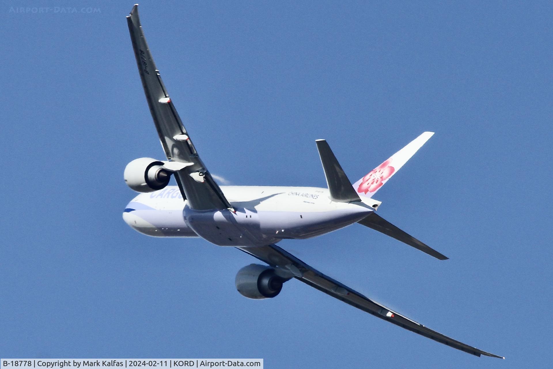 B-18778, 2022 Boeing 777F C/N 68057, B77L China Airlines Boeing 777-F B-18778 CAL5121 KORD-RJBB