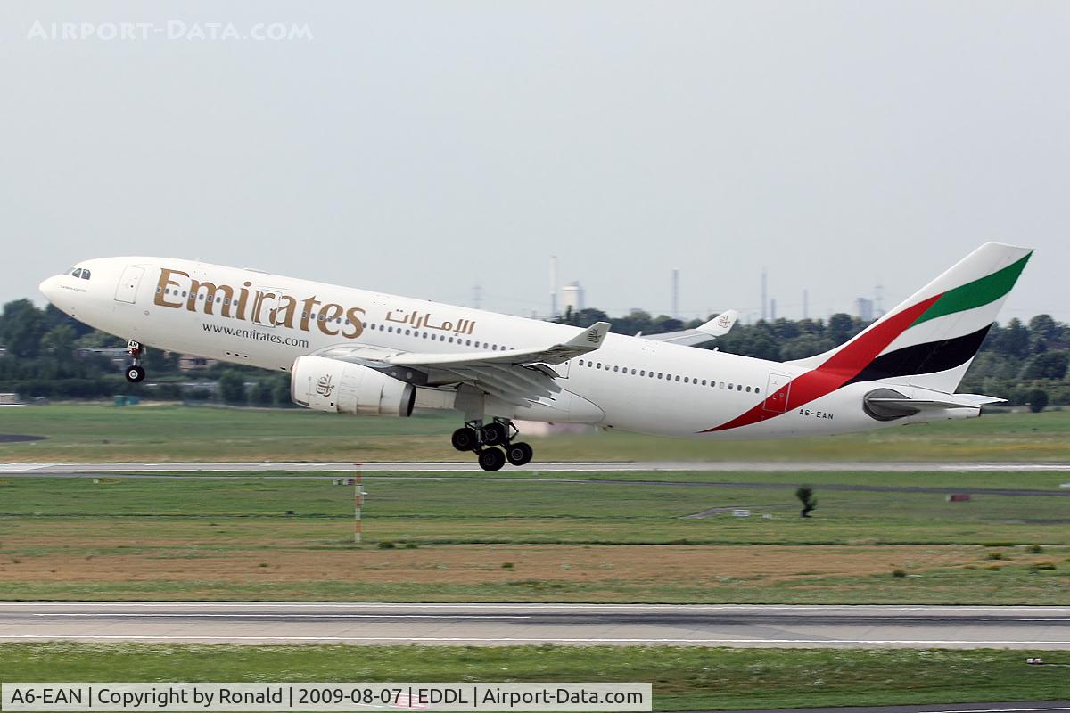 A6-EAN, 2002 Airbus A330-243 C/N 494, at dus