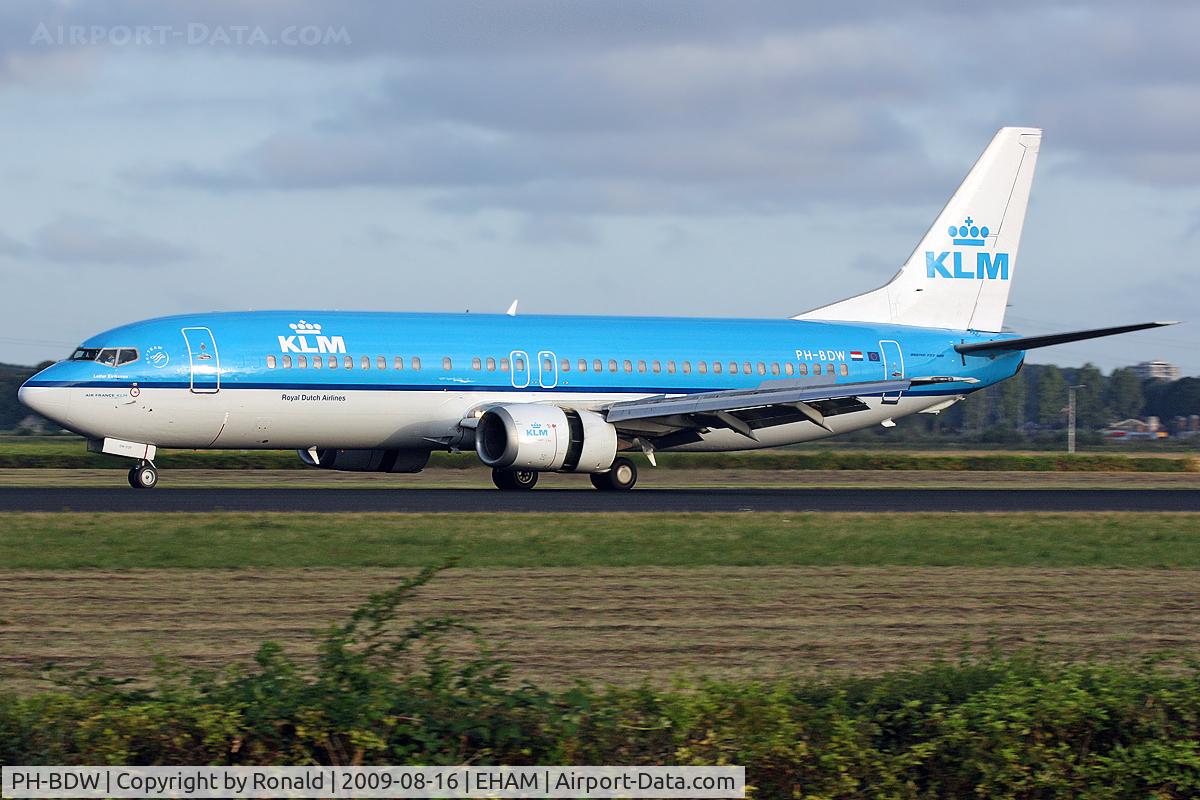 PH-BDW, 1990 Boeing 737-406 C/N 24858, at spl