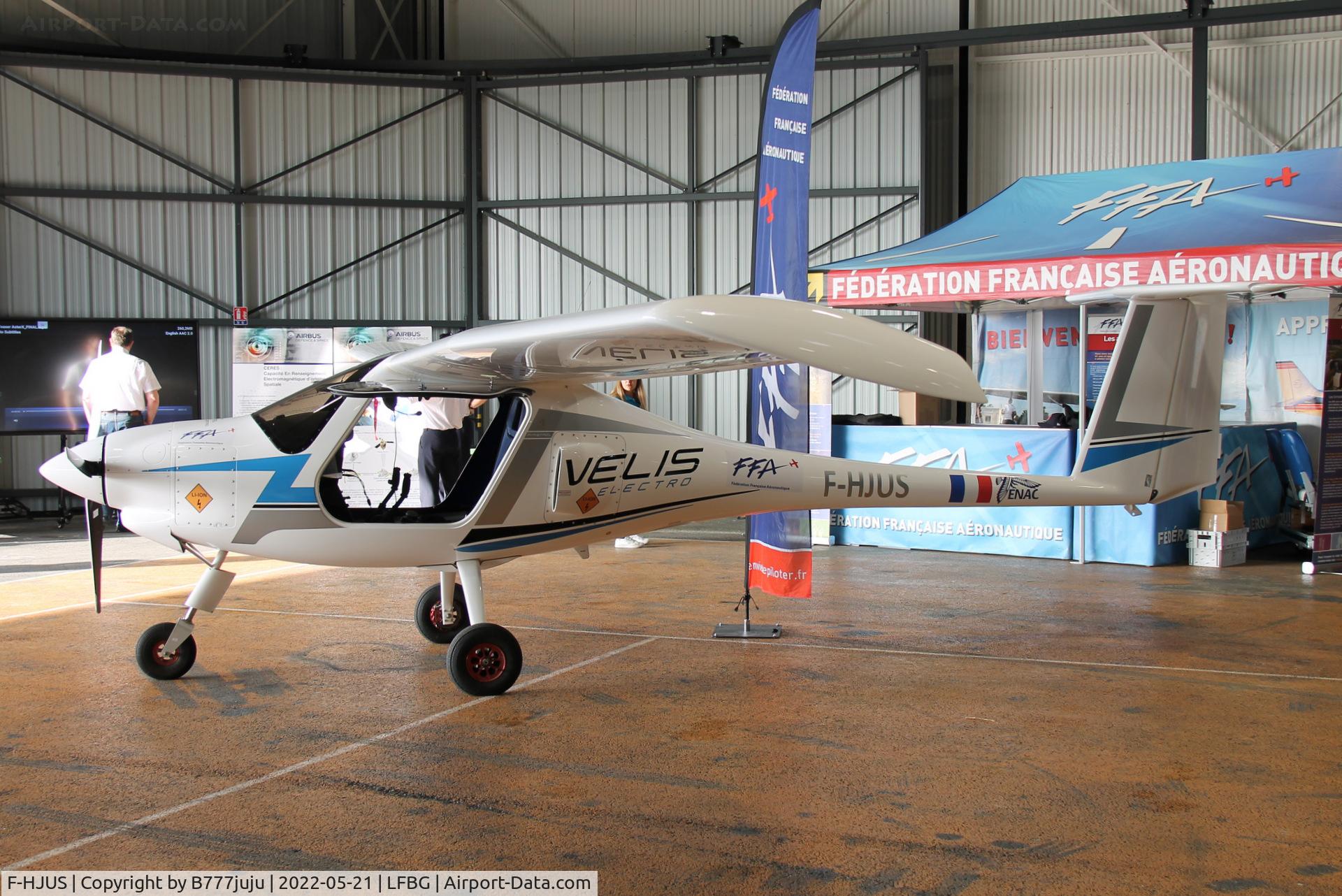 F-HJUS, 2021 Pipistrel Virus SW 128 (Velis Electro) C/N VSW1280018, during Cognac airshow 2022