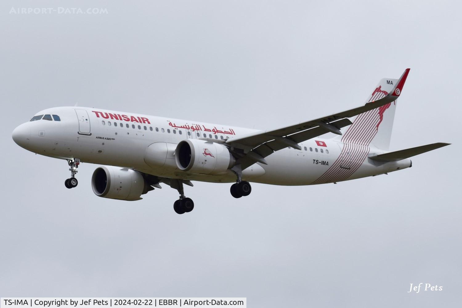 TS-IMA, 2022 Airbus A320-251N C/N 11137, Short final at Brussels Airport.