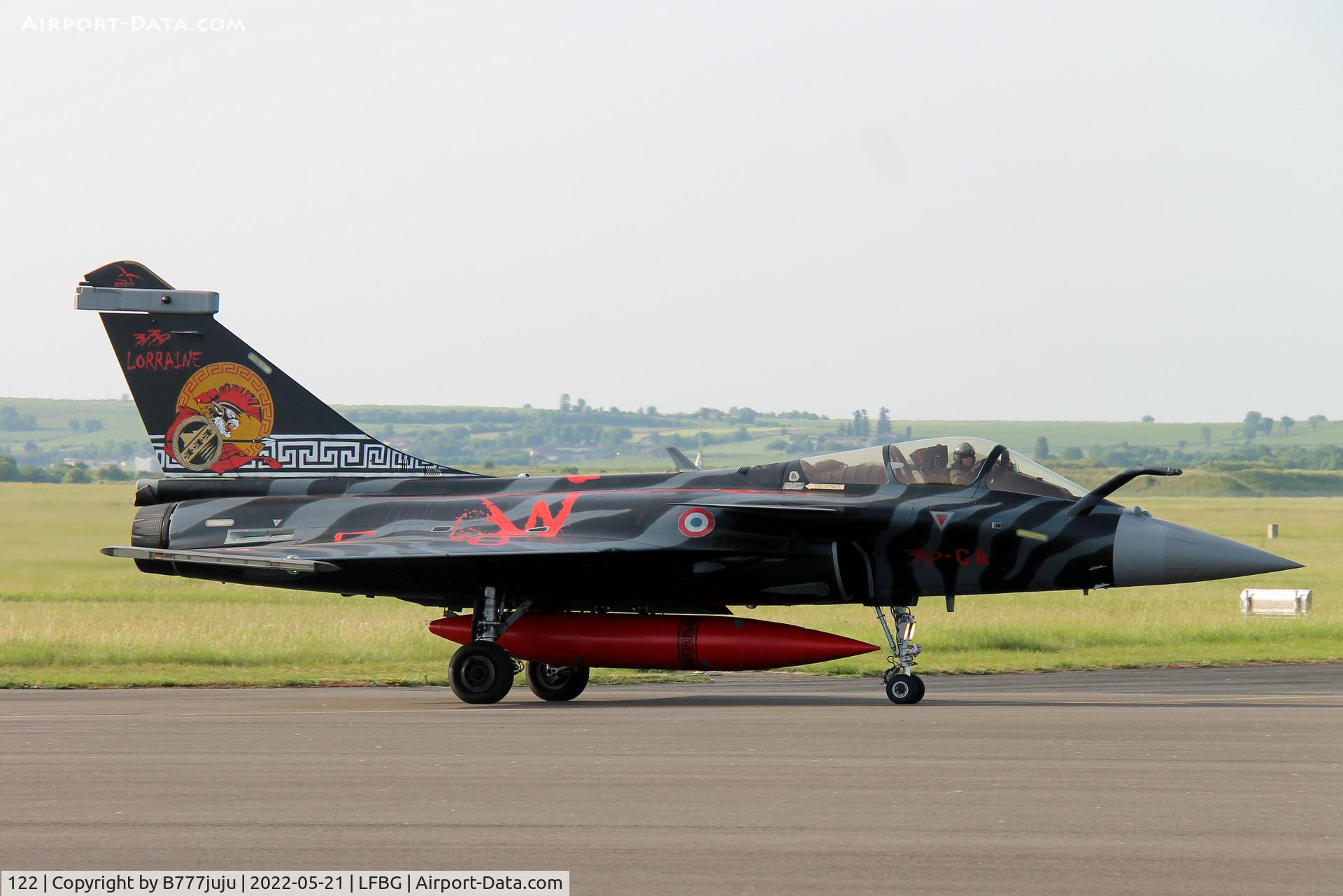 122, Dassault Rafale C C/N 090, during Cognac airshow 2022