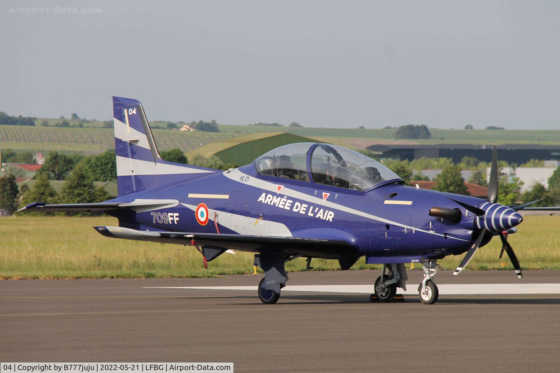 04, 2018 Pilatus PC-21 C/N 296, during Cognac airshow 2022