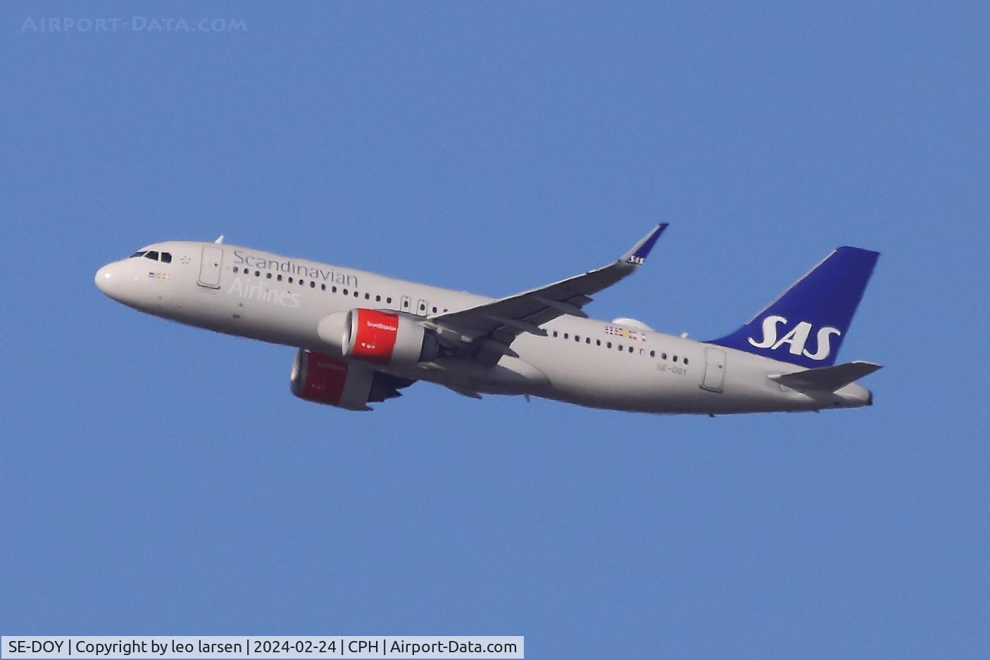 SE-DOY, 2017 Arbus A320-251N C/N 7499, Copenhagen 24.2.2024