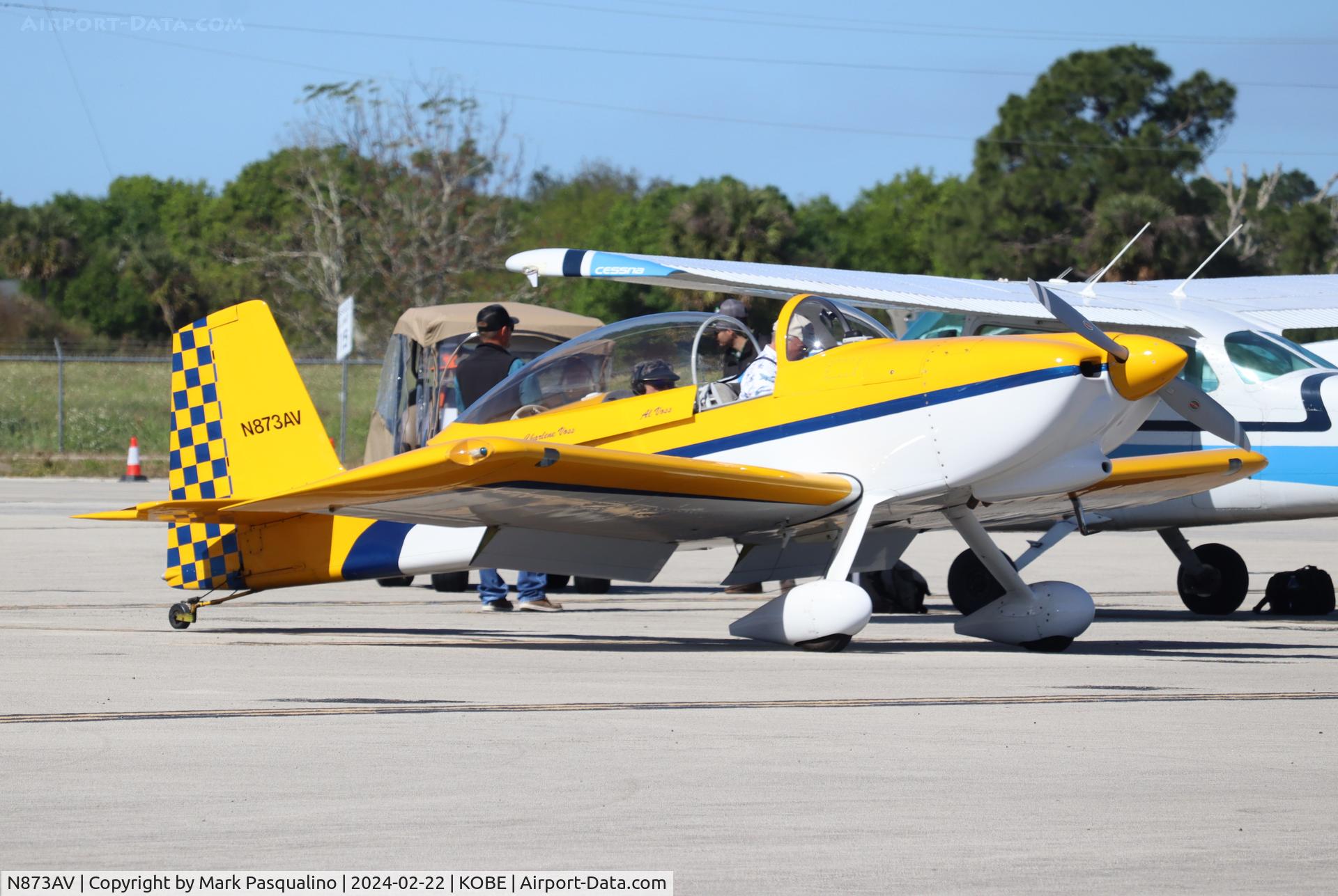 N873AV, 2007 Van's RV-8 C/N 81491, Vans RV-8