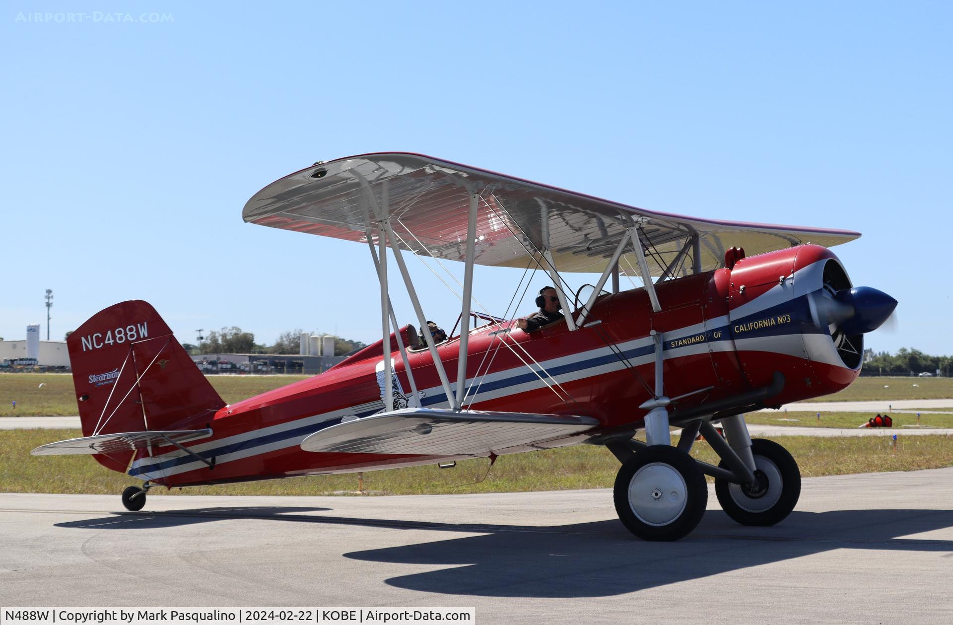 N488W, Stearman 4-CM-1 Senior Speedmail C/N 4036, Stearman 4-CM-1 Senior Speedmail