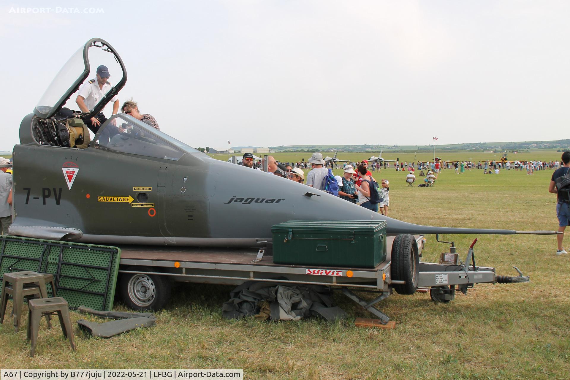 A67, Sepecat Jaguar A C/N A67, during Cognac airshow 2022