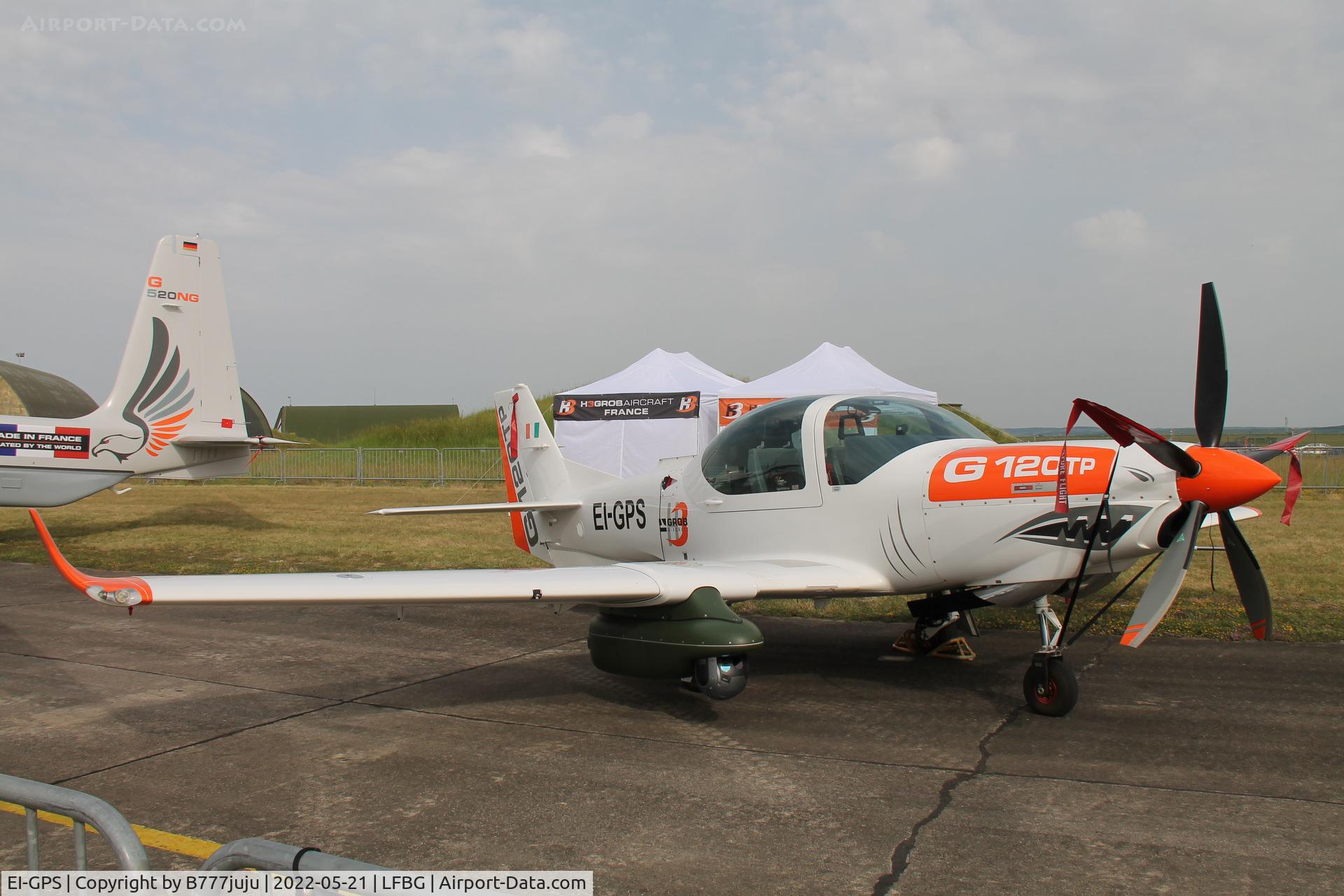 EI-GPS, Grob G120TP-A C/N 11103, during Cognac airshow 2022