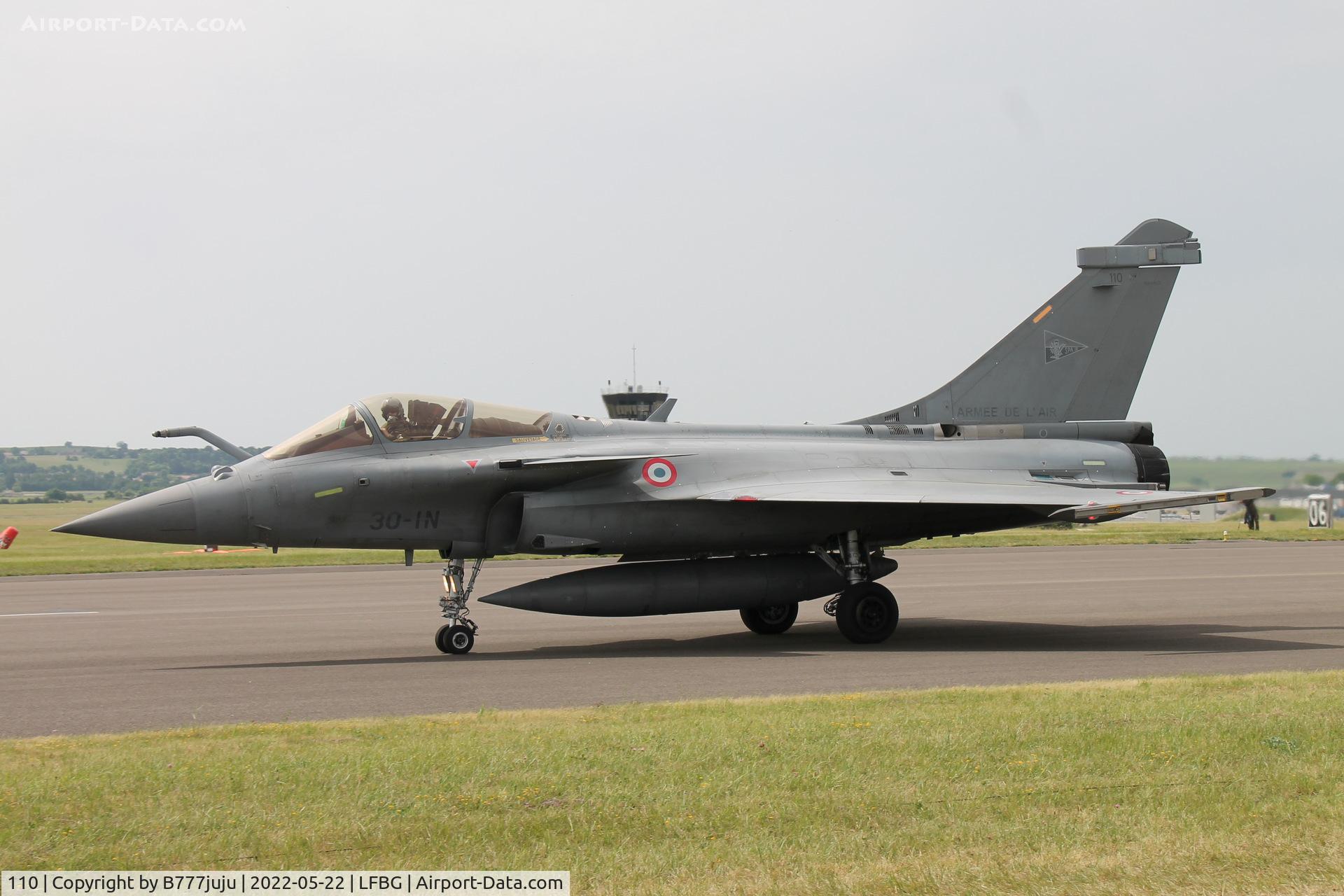 110, Dassault Rafale C C/N 110, during Cognac airshow 2022