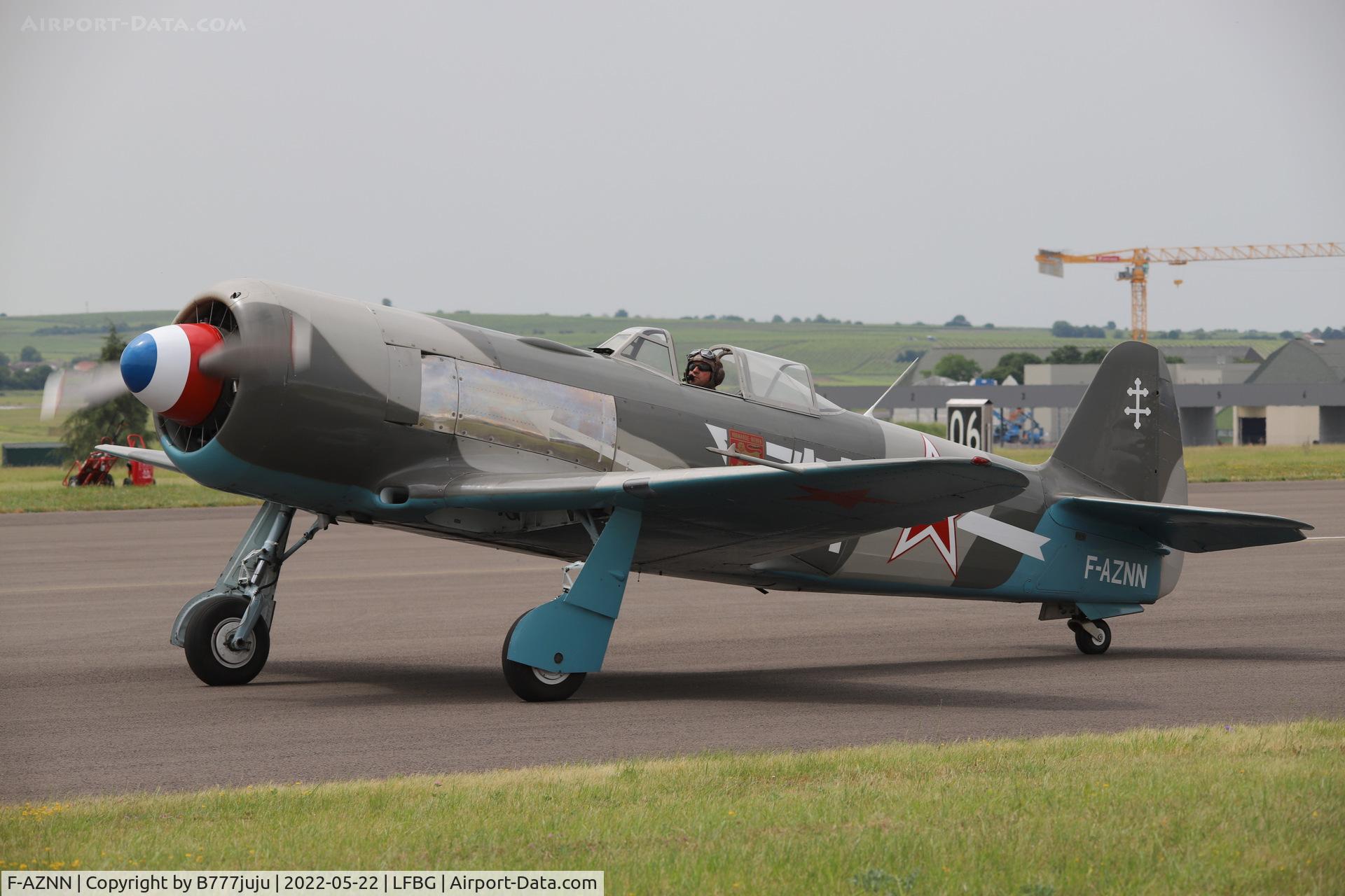 F-AZNN, Yakovlev Yak-11 C/N 25 III/05, during Cognac airshow 2022