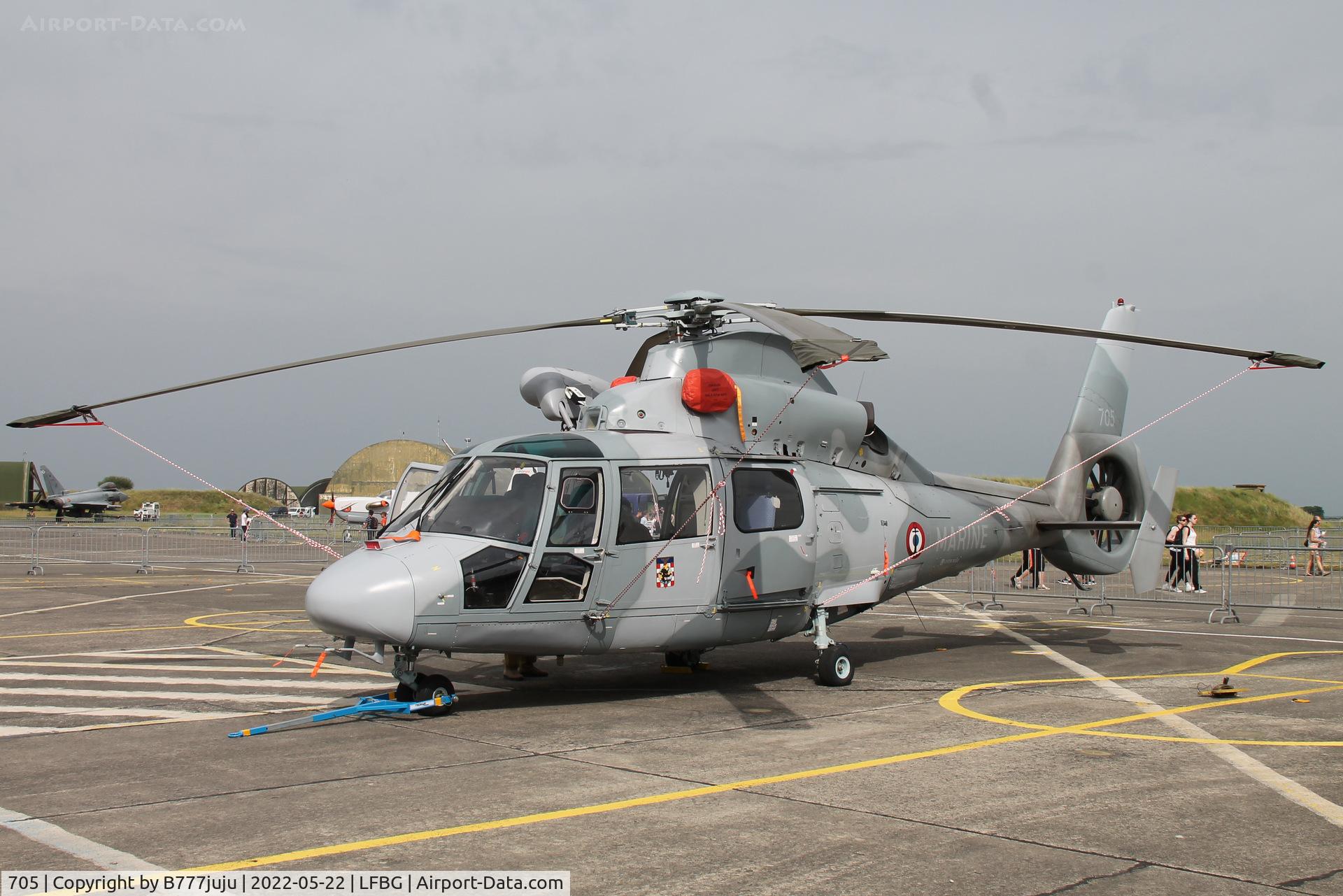 705, Eurocopter AS-365N-3 Dauphin 2 C/N 6705, during Cognac airshow 2022
