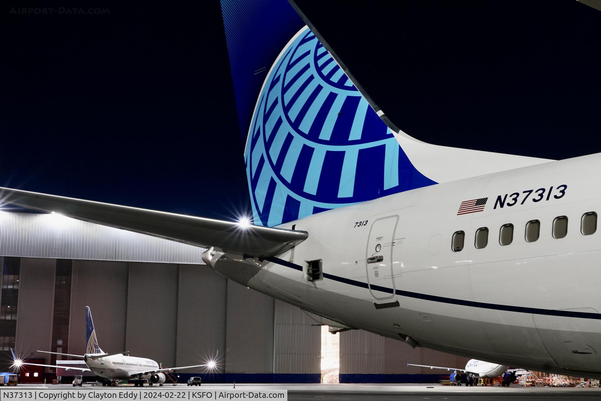 N37313, 2023 Boeing 737 MAX 8 C/N 67568, SFO 2024.