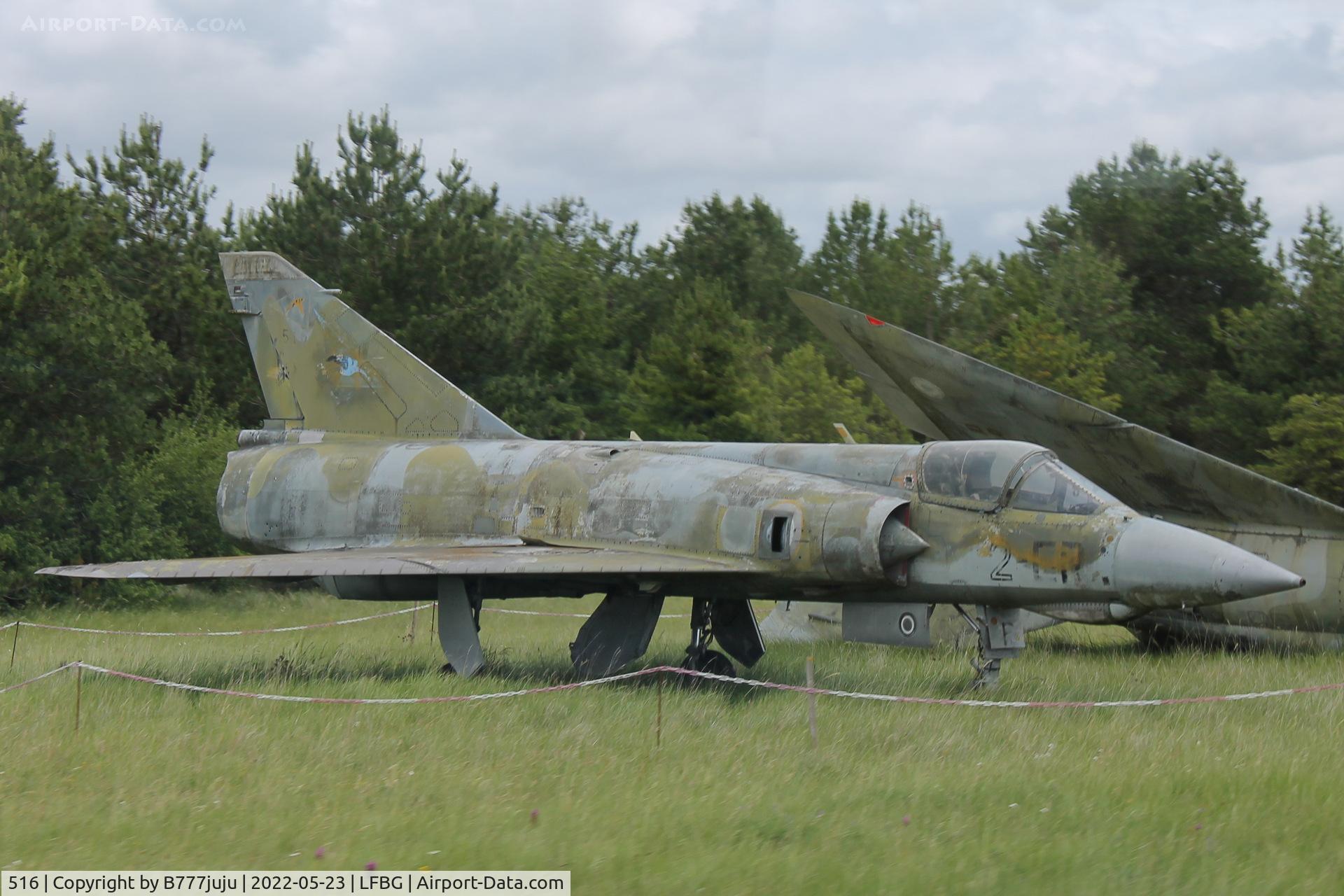 516, Dassault Mirage IIIE C/N 516, during Cognac airshow 2022