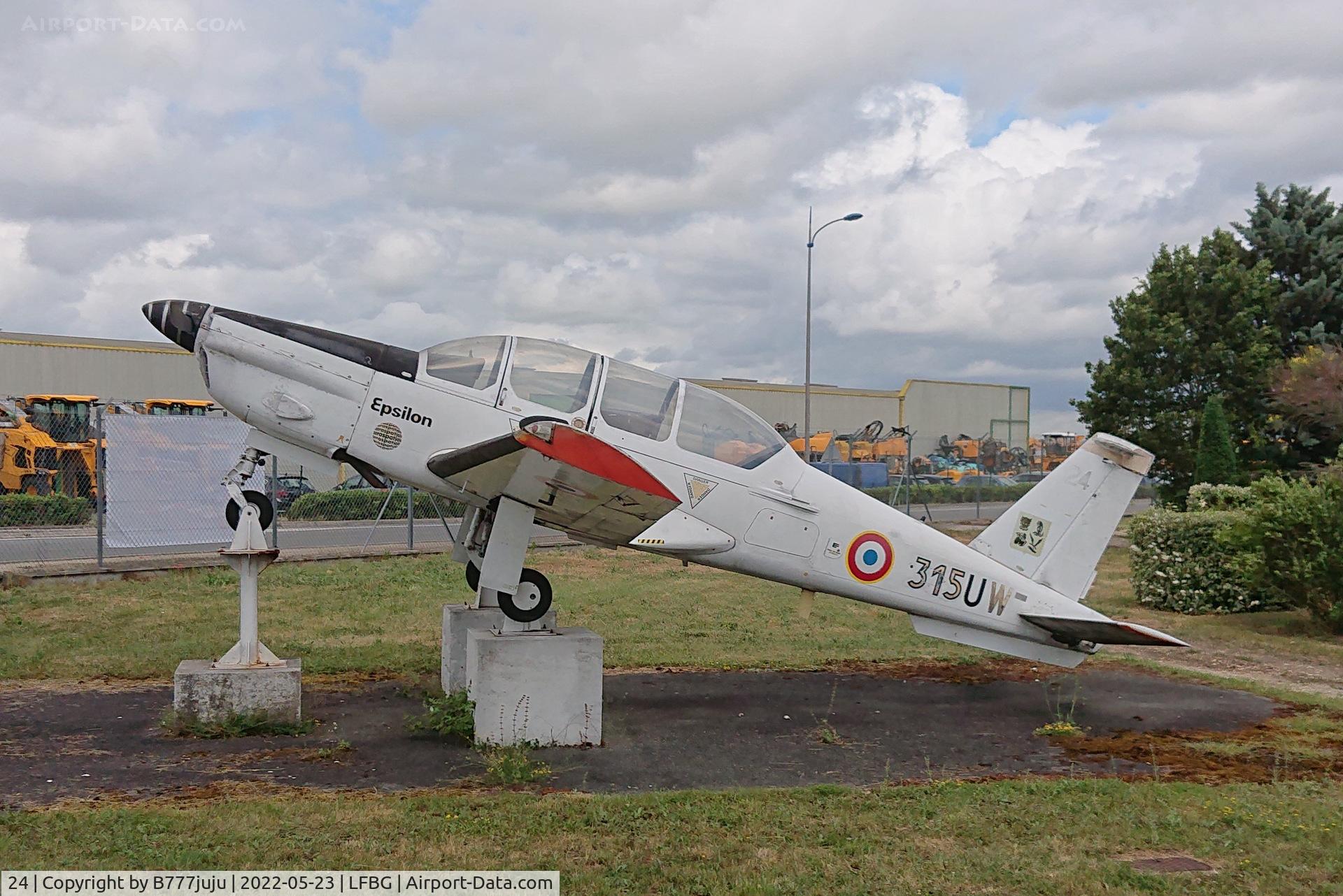 24, Socata TB-30 Epsilon C/N 24, during Cognac airshow 2022