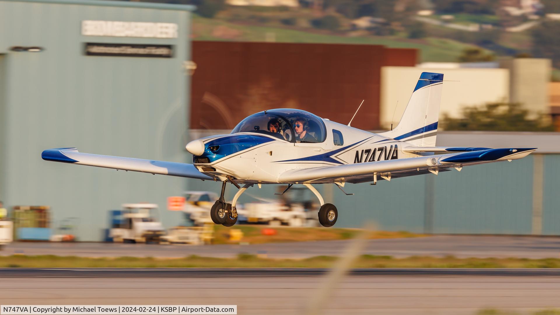 N747VA, 2021 Sling Aircraft Ltd Sling LSA C/N 331, N747VA departing San Luis Obispo, CA.