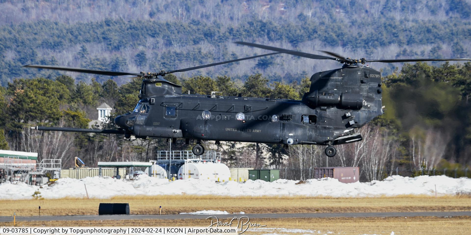 09-03785, 2010 Boeing MH-47G C/N M3785, Nightstalker lead air taxiing to the NH ARNG Ramp