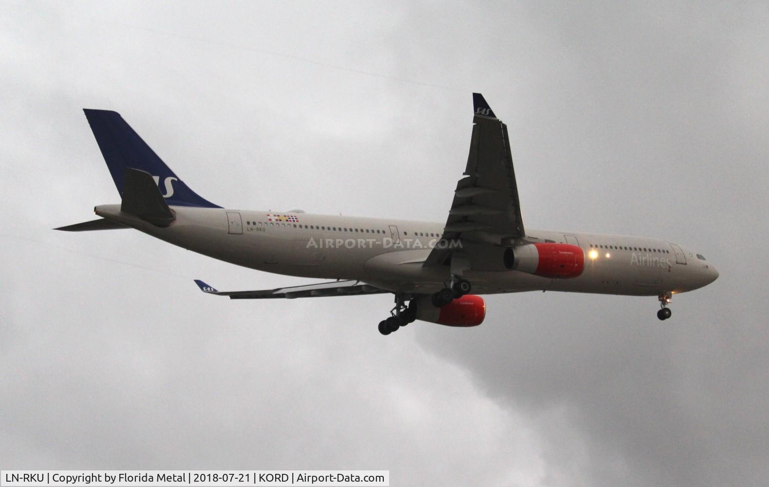 LN-RKU, 2016 Airbus A330-343 C/N 1715, SAS A333 zx CPH-ORD