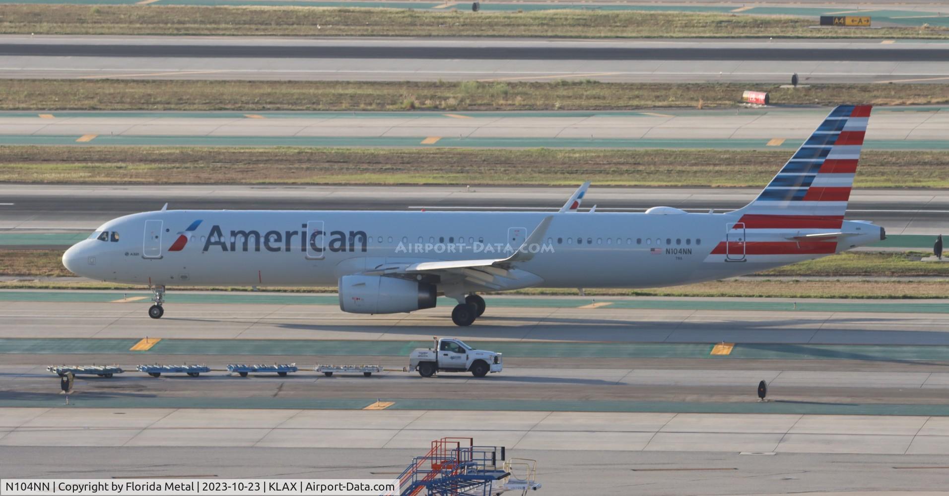 N104NN, 2013 Airbus A321-231 C/N 5895, AAL A321 zx LAX-JFK