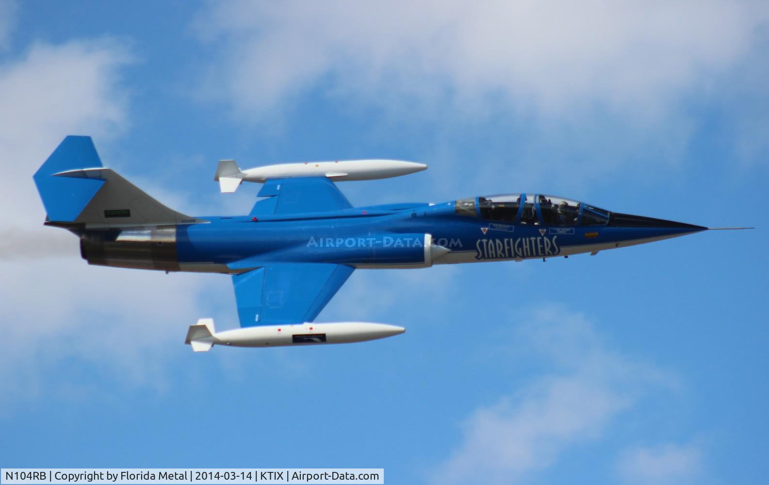 N104RB, 1962 Lockheed CF-104D Starfighter C/N 583A-5302, TICO 2014 zx