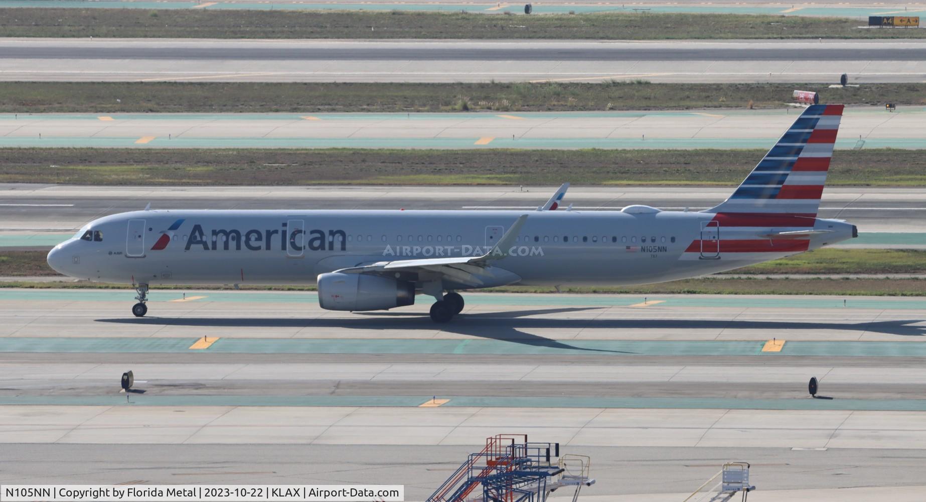N105NN, 2013 Airbus A321-231 C/N 5904, AAL A321 zx LAX-JFK