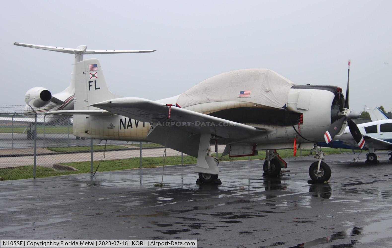 N105SF, North American T-28B Trojan C/N 200-412 (138341), T-28 zx