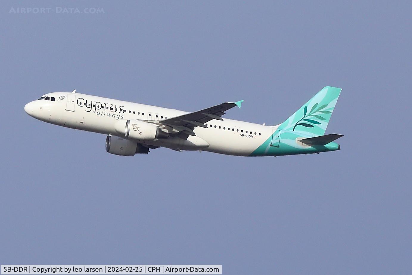 5B-DDR, 2009 Airbus A320-214 C/N 3933, Copenhagen 25.2.2024