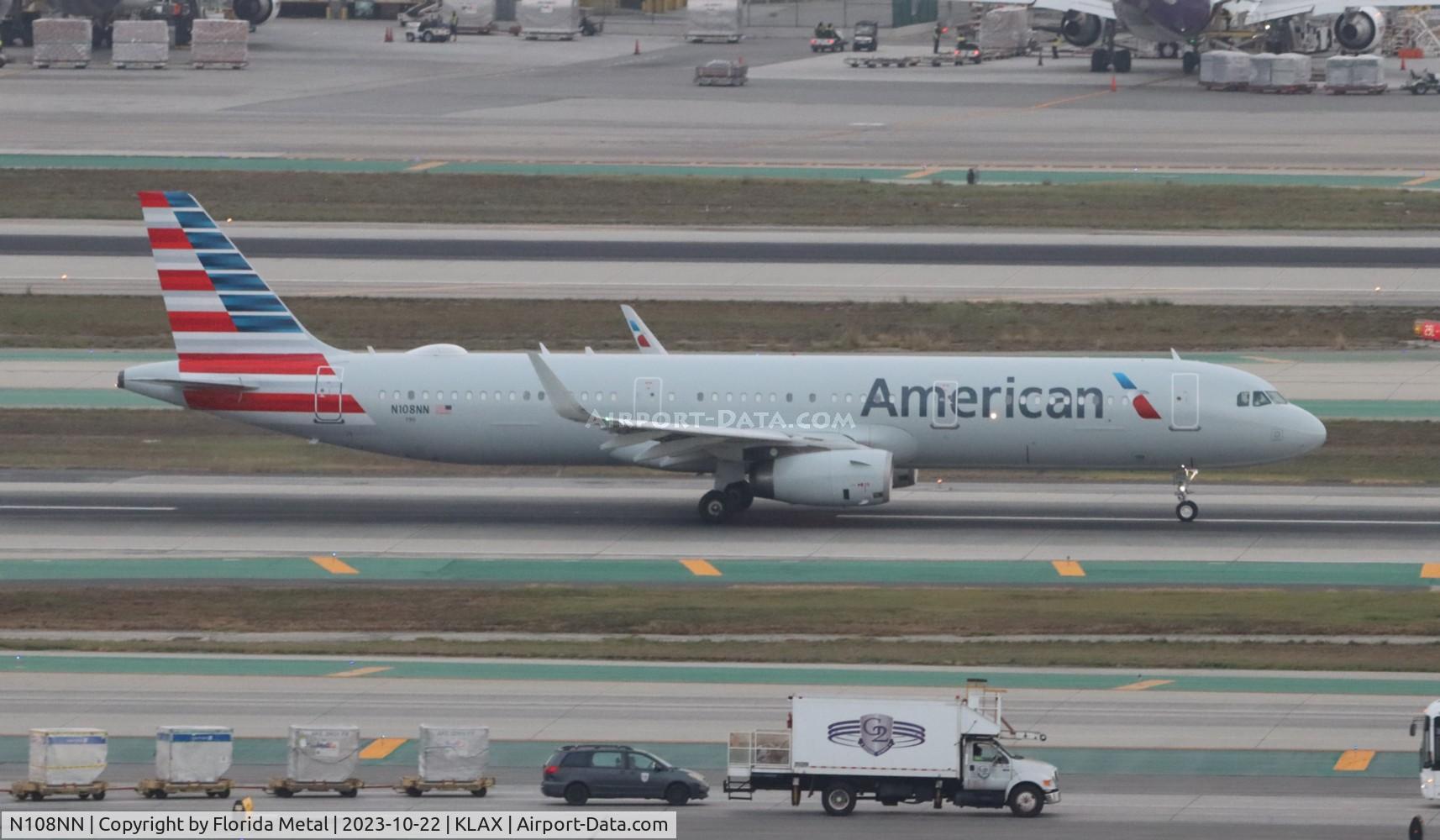 N108NN, 2013 Airbus A321-231 C/N 5946, AAL A321 zx LAX-JFK