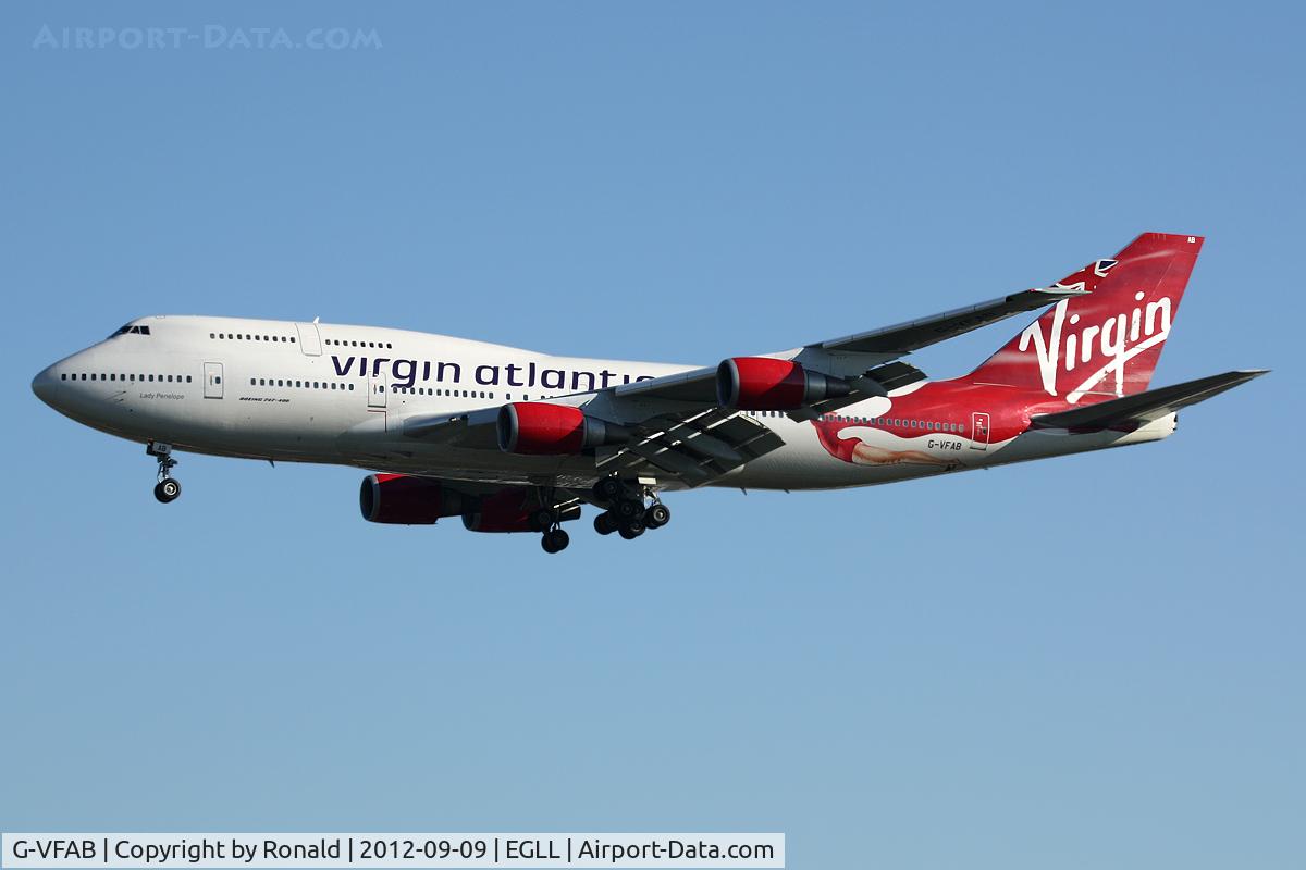 G-VFAB, 1994 Boeing 747-4Q8 C/N 24958, at lhr