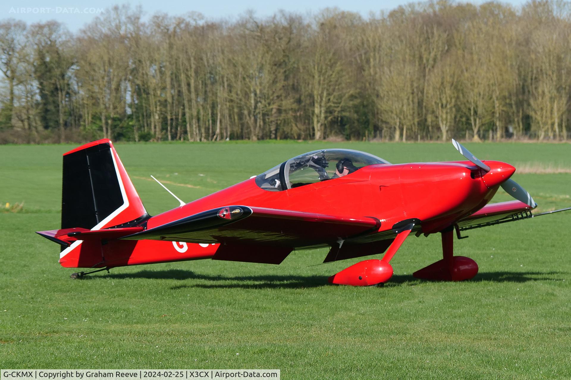 G-CKMX, 2017 Vans RV-7 C/N LAA 323-15138, Parked at Northrepps.