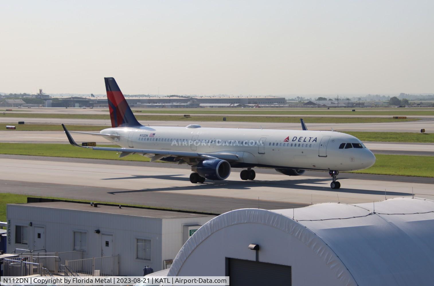 N112DN, 2021 Airbus A321-211 C/N 10085, DAL A321 zx ATL-IAD