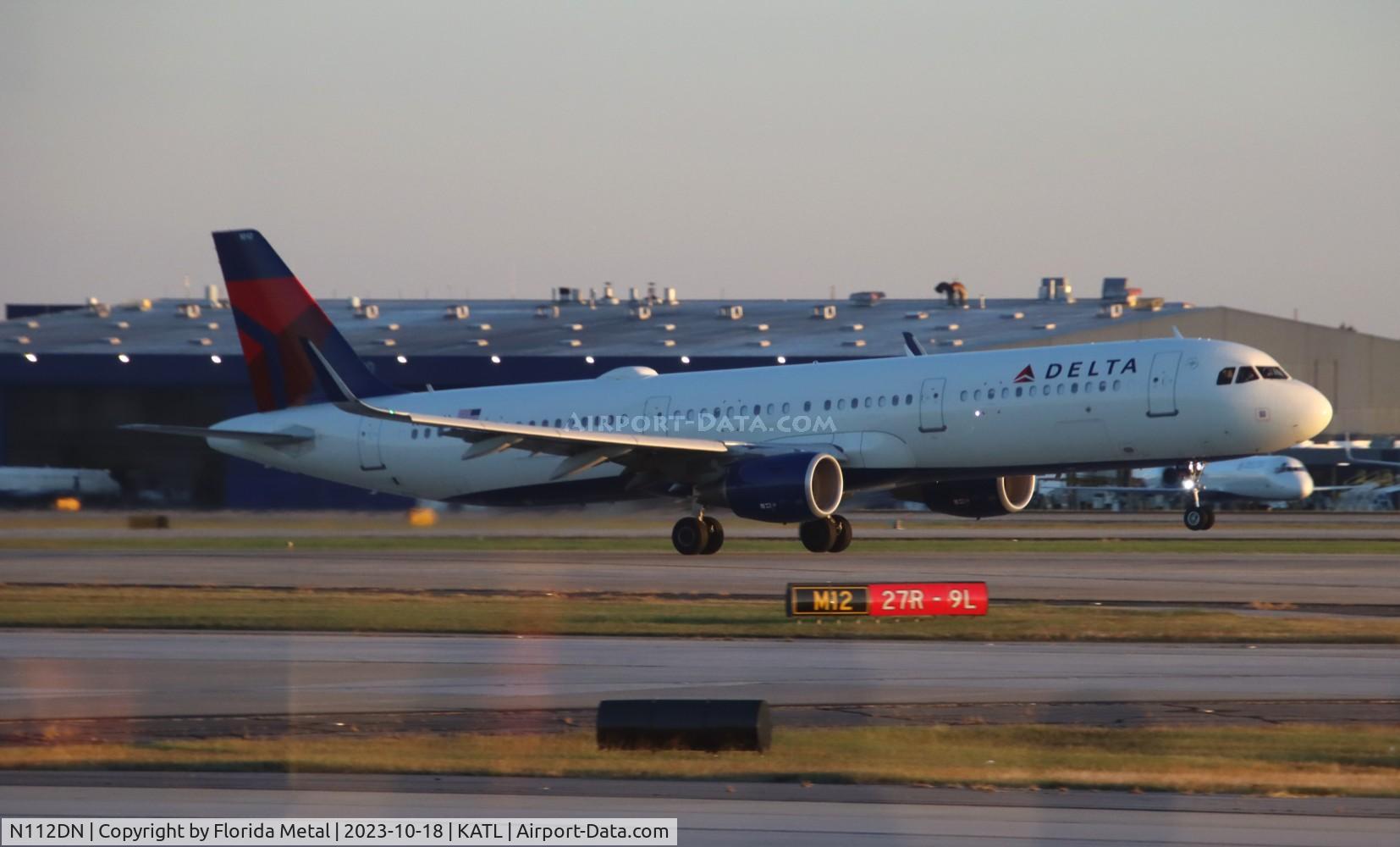 N112DN, 2021 Airbus A321-211 C/N 10085, DAL A321 zx ATL-LGA