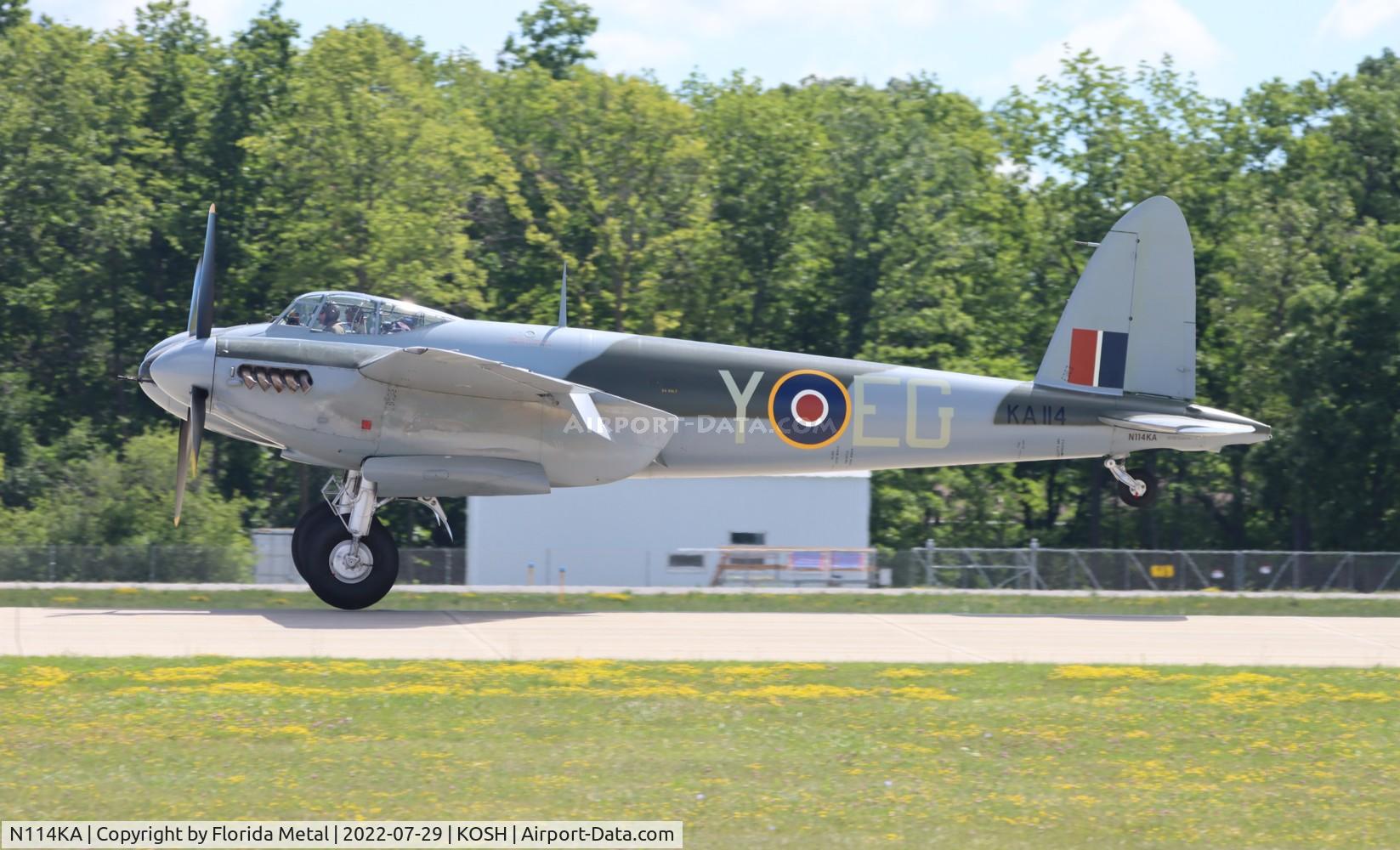 N114KA, 1945 De Havilland Mosquito FB.26 C/N KA114, Mosquito zx