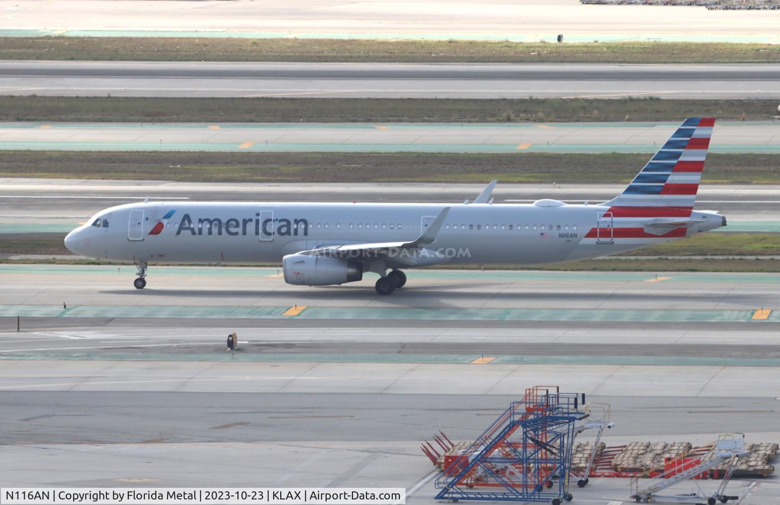 N116AN, 2014 Airbus A321-231 C/N 6070, AAL A321 zx LAX-DFW