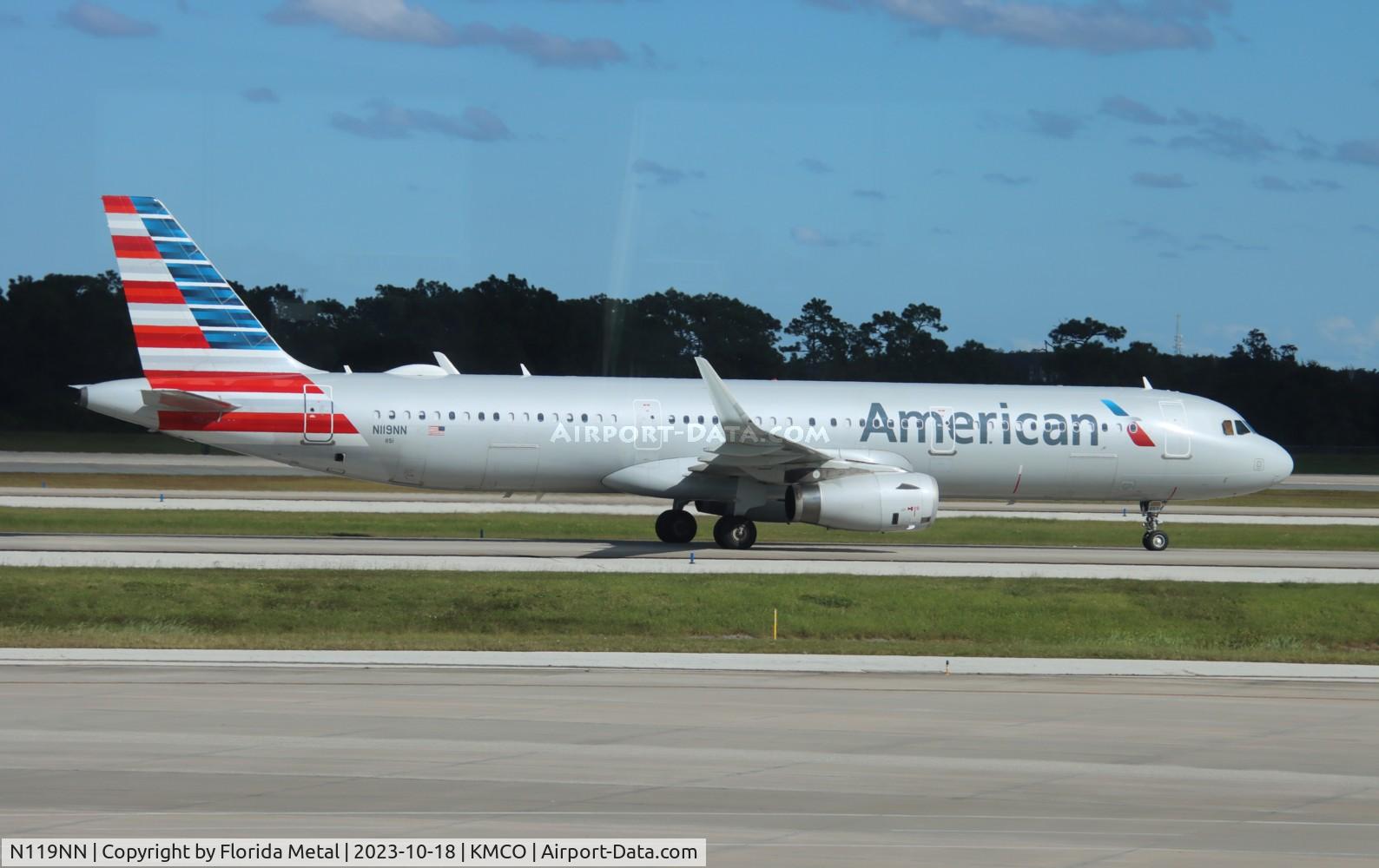 N119NN, 2014 Airbus A321-231 C/N 6222, AAL A321 zx MCO-CLT