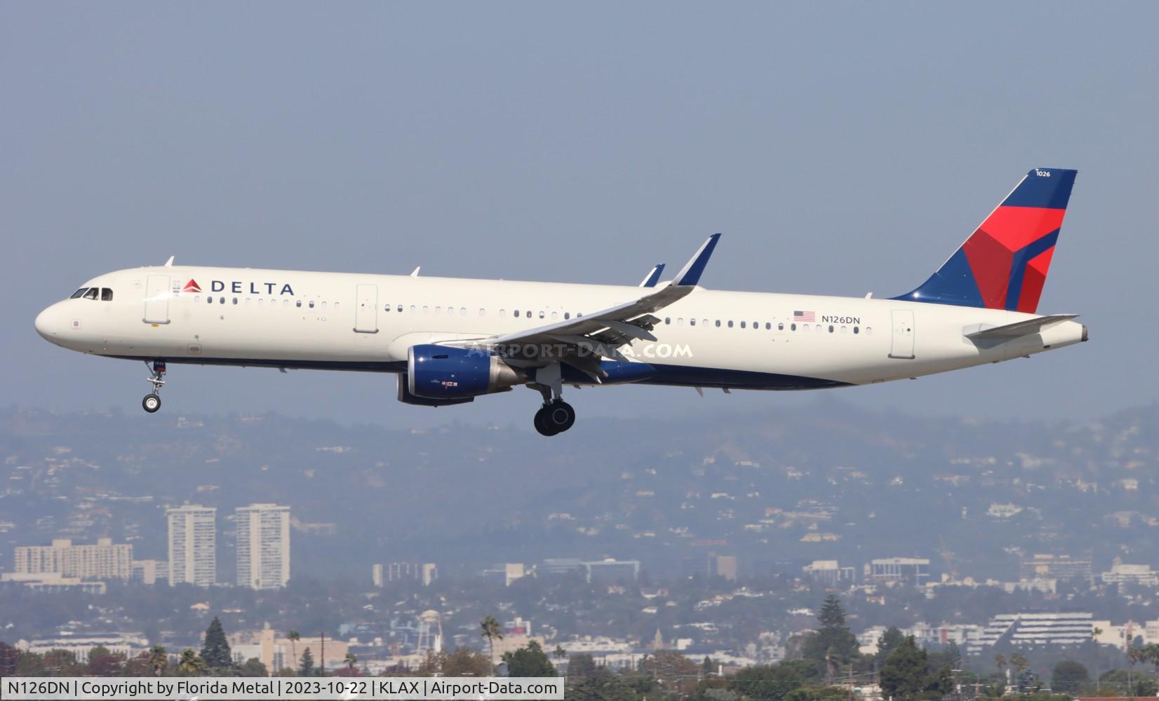 N126DN, 2021 Airbus A321-211 C/N 10297, DAL A321 zx MSP-LAX