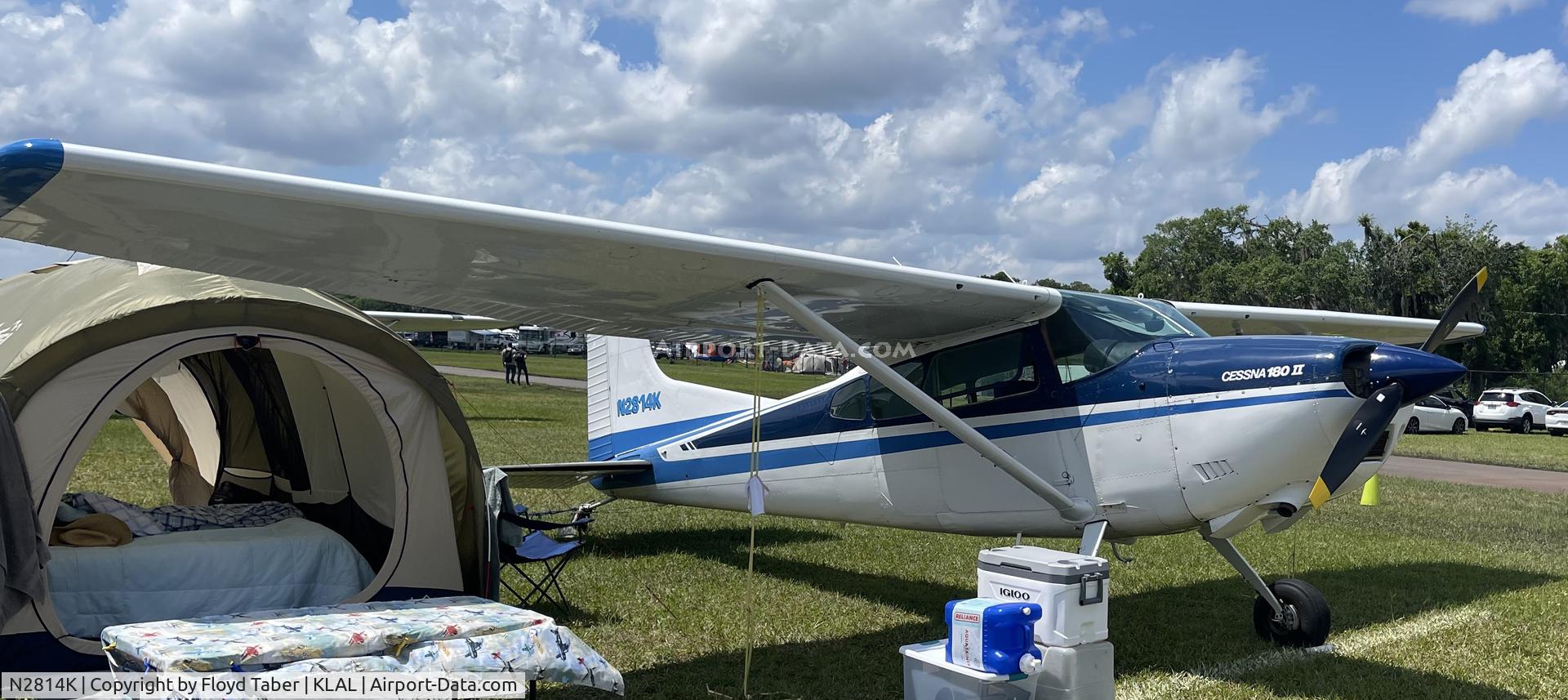 N2814K, 1979 Cessna 180K Skywagon C/N 18053085, SUN N FUN 2022