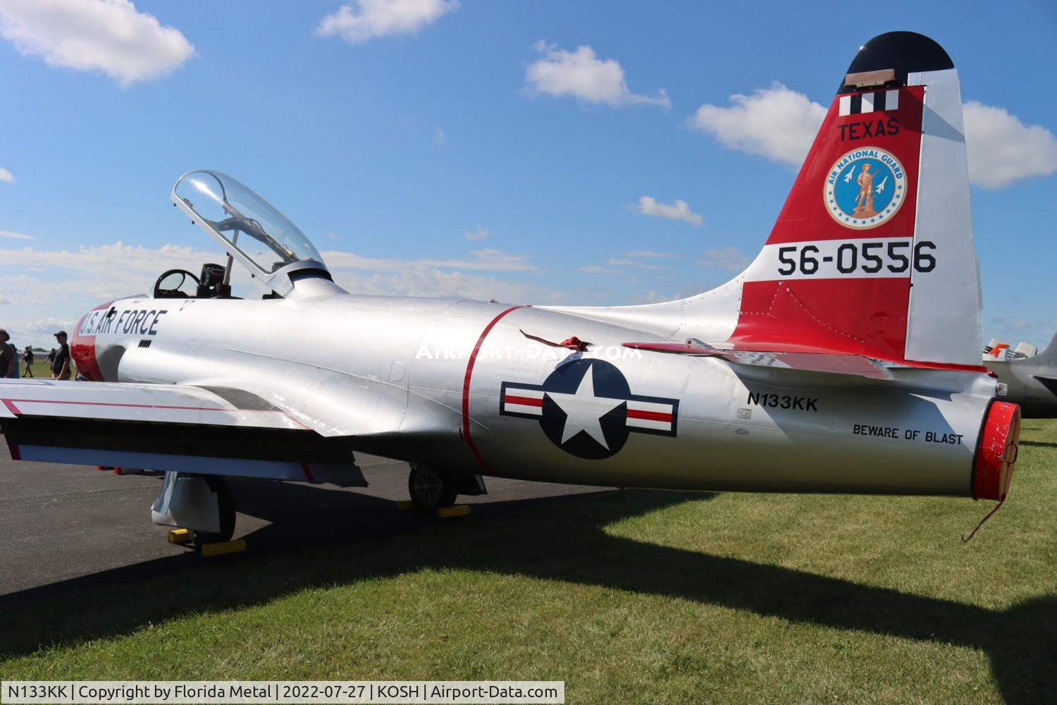 N133KK, Canadair T-33AN Silver Star 3 C/N T33-556, OSH 22 zx