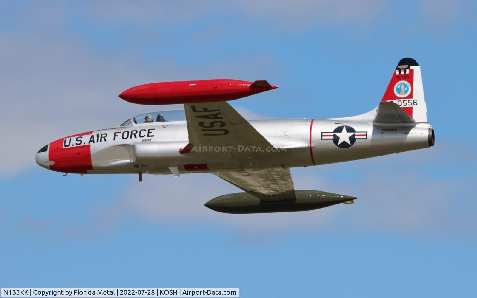 N133KK, Canadair T-33AN Silver Star 3 C/N T33-556, T-33 zx