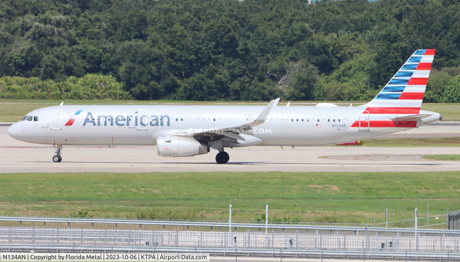N134AN, 2015 Airbus A321-231 C/N 6495, AAL A321 zx TPA-CLT